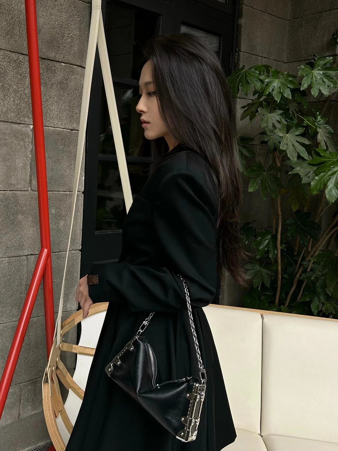 Item ID 8432 Advanced customization -100% calfskin -Slim-Trunk- soft box chain bag