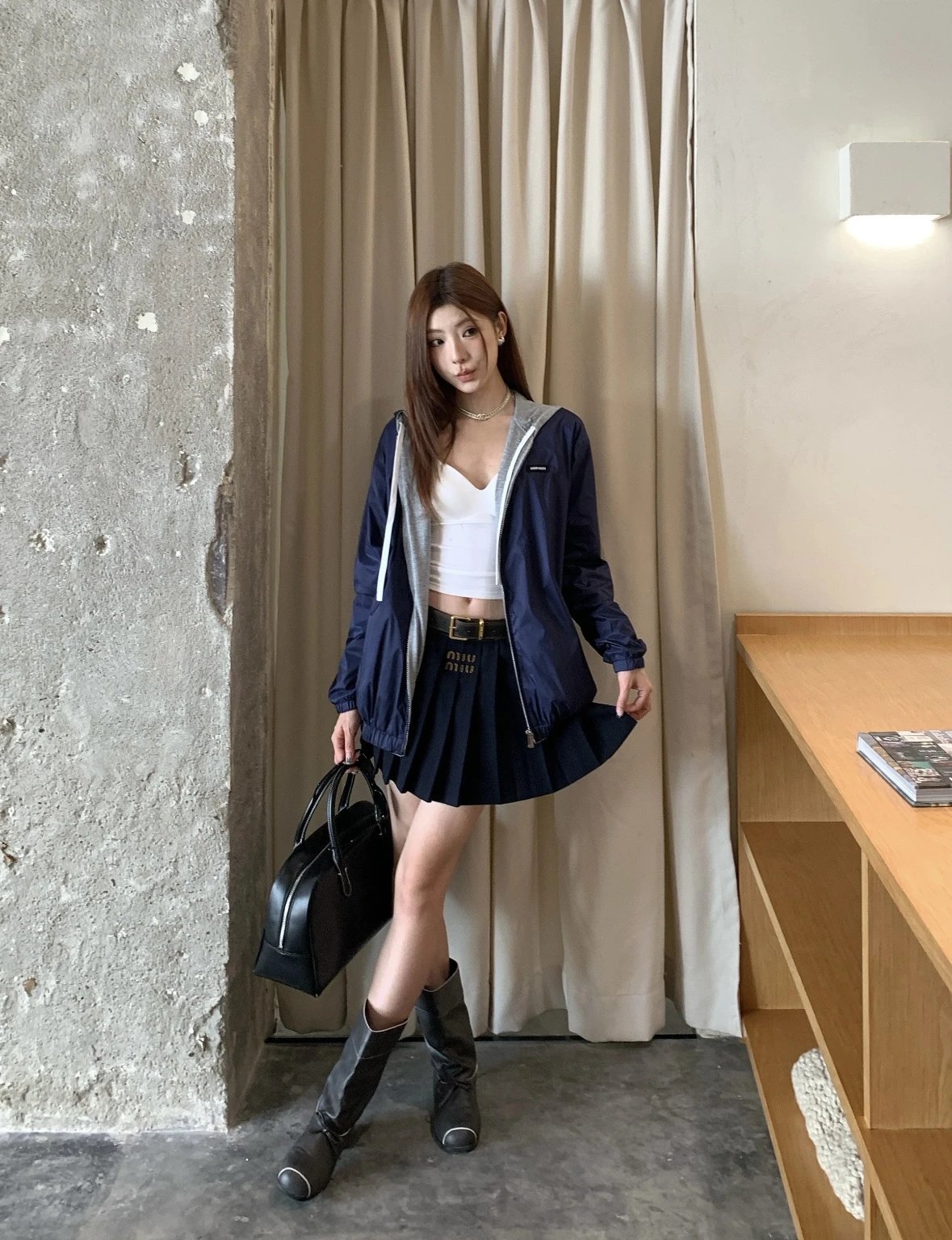 Item ID 8036 M1UM1U Double sided Wear - _High Density Waterproof Inner_ Miu Miu Ath