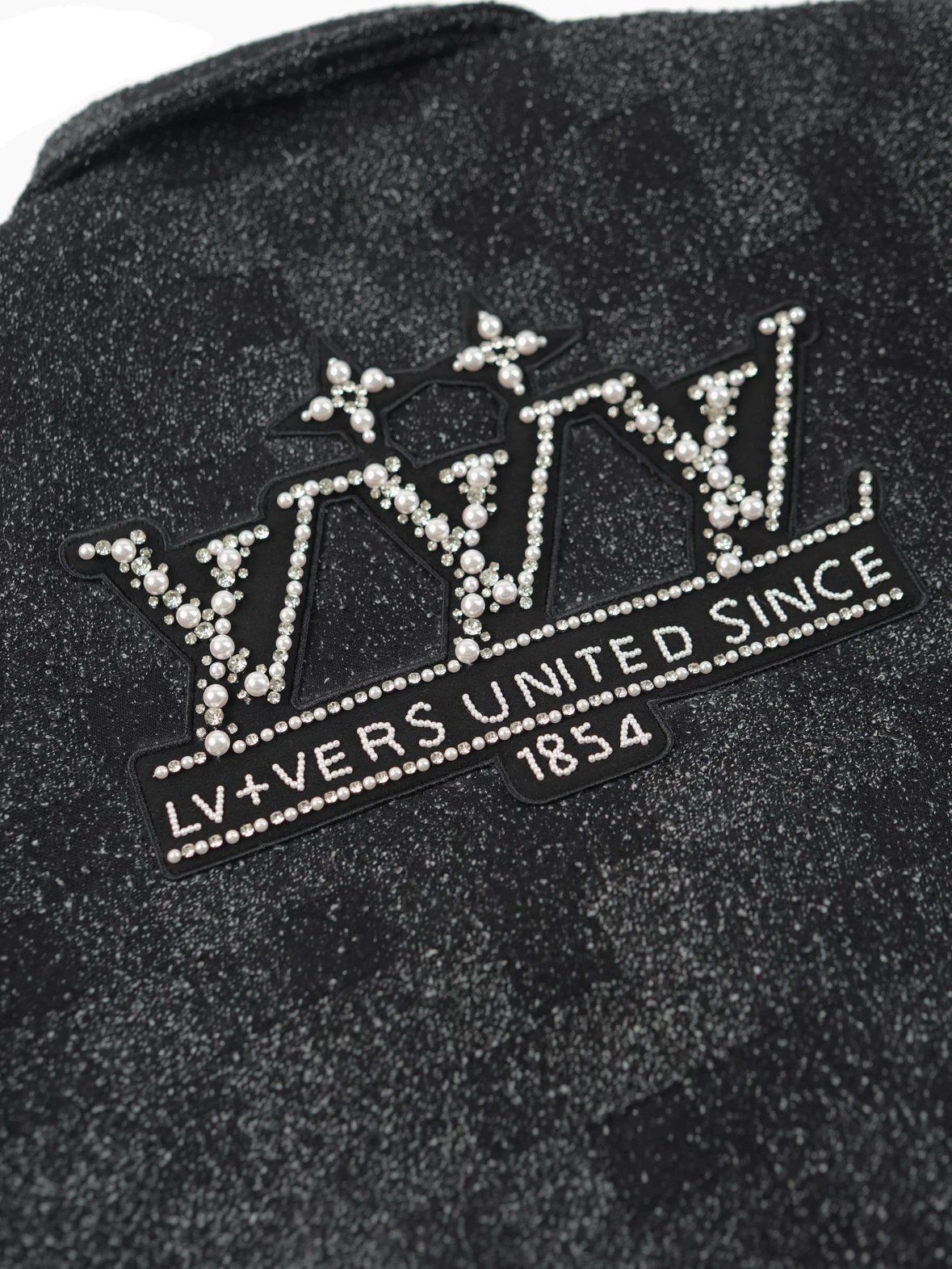 Item ID 8027 Haute Couture SS25 Baseball Jacket _Handmade Beaded_ _Imported Goat su