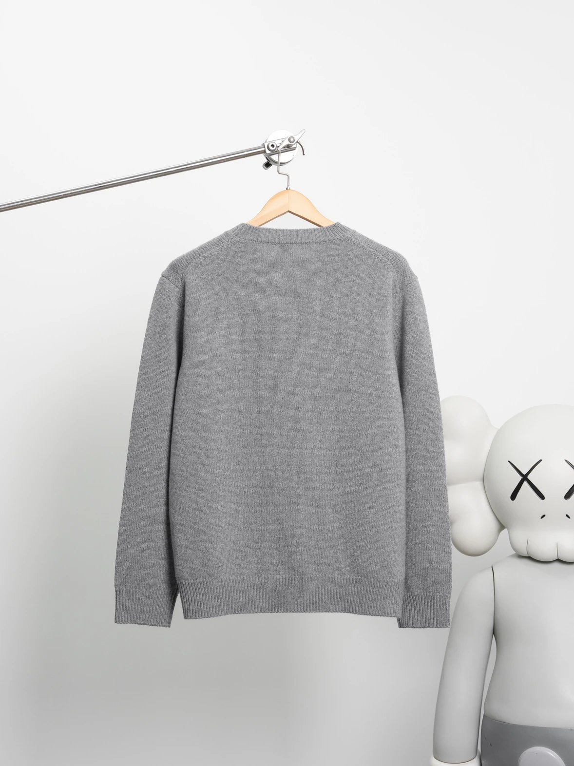 Item ID 8260 L0EWE“100% Combed sheep wool ”Logo round neck pullover long sleeve swe