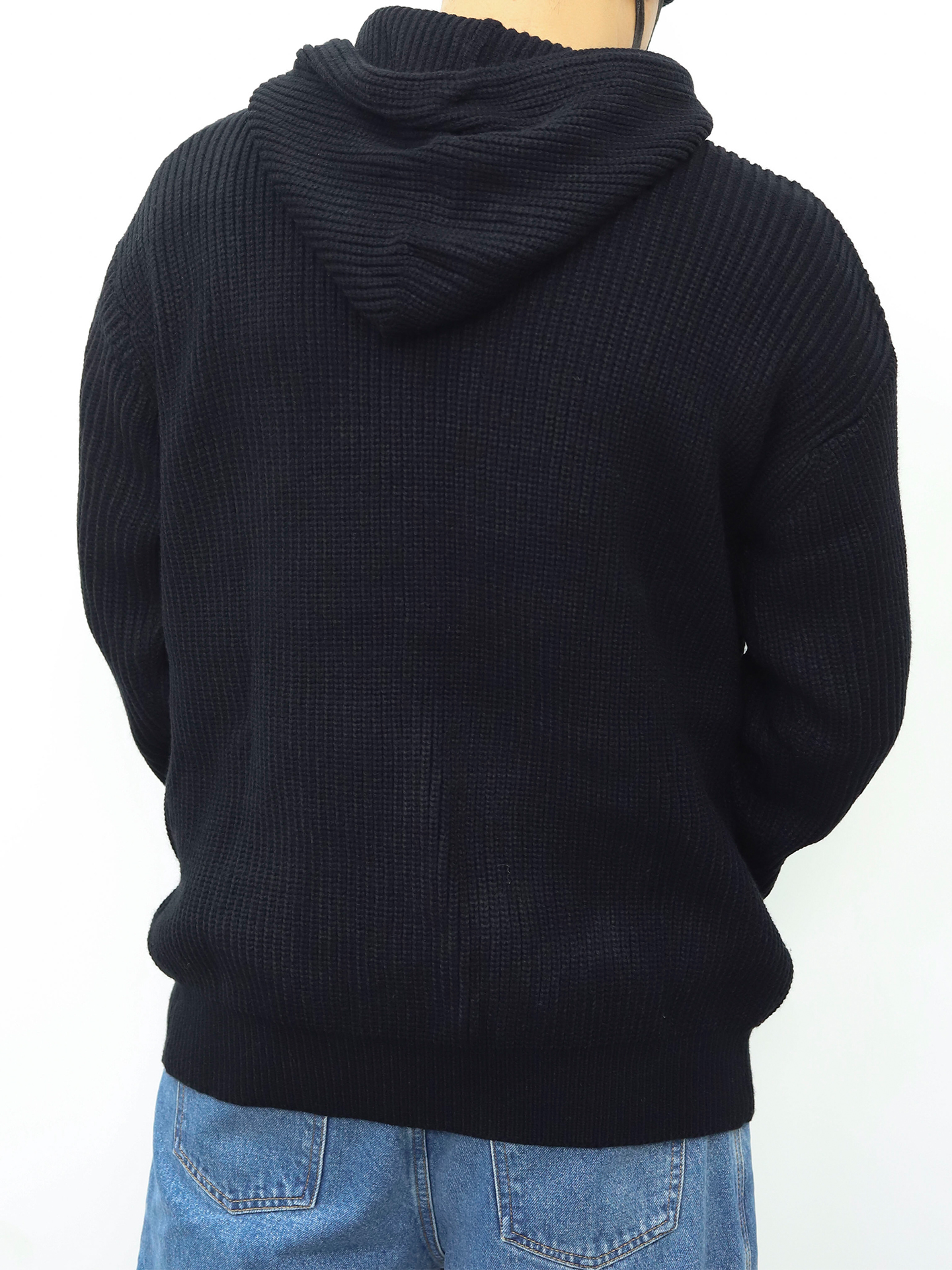 celine针织连帽卫衣 黑色