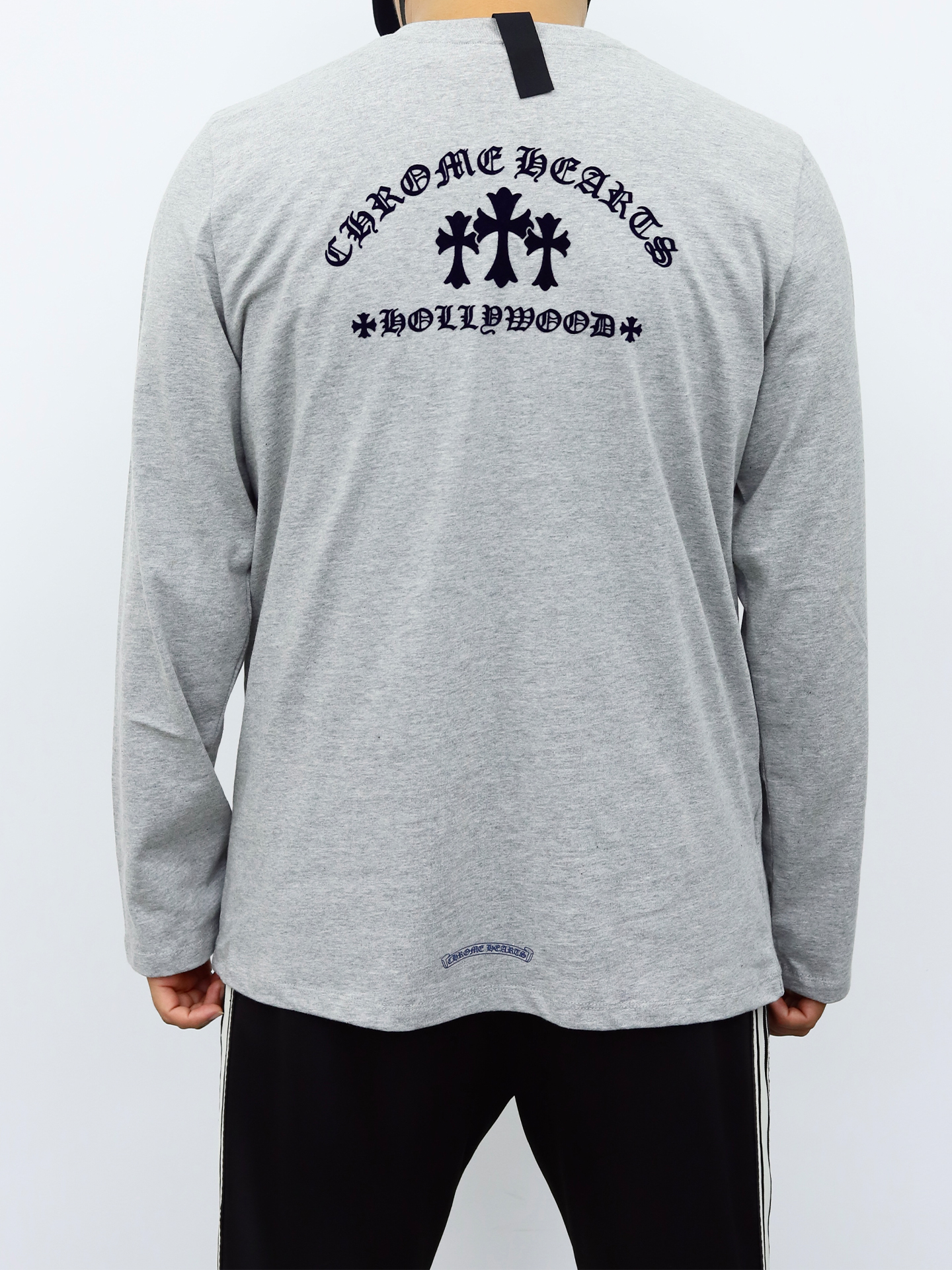 克罗心十字长袖 灰色