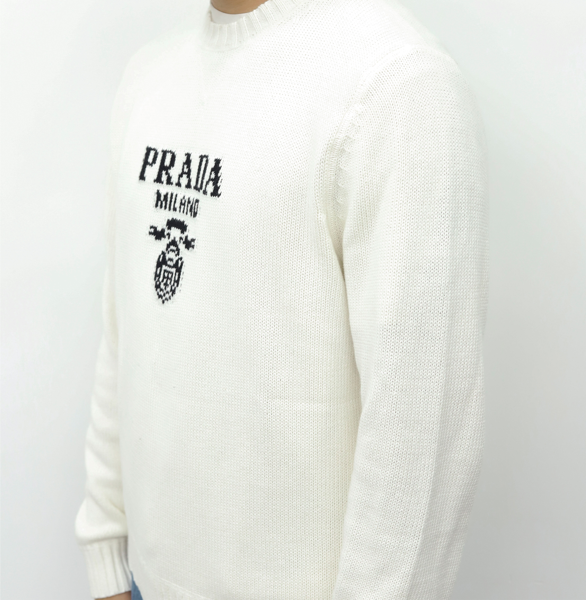 PRADA圆领毛衣 黑色