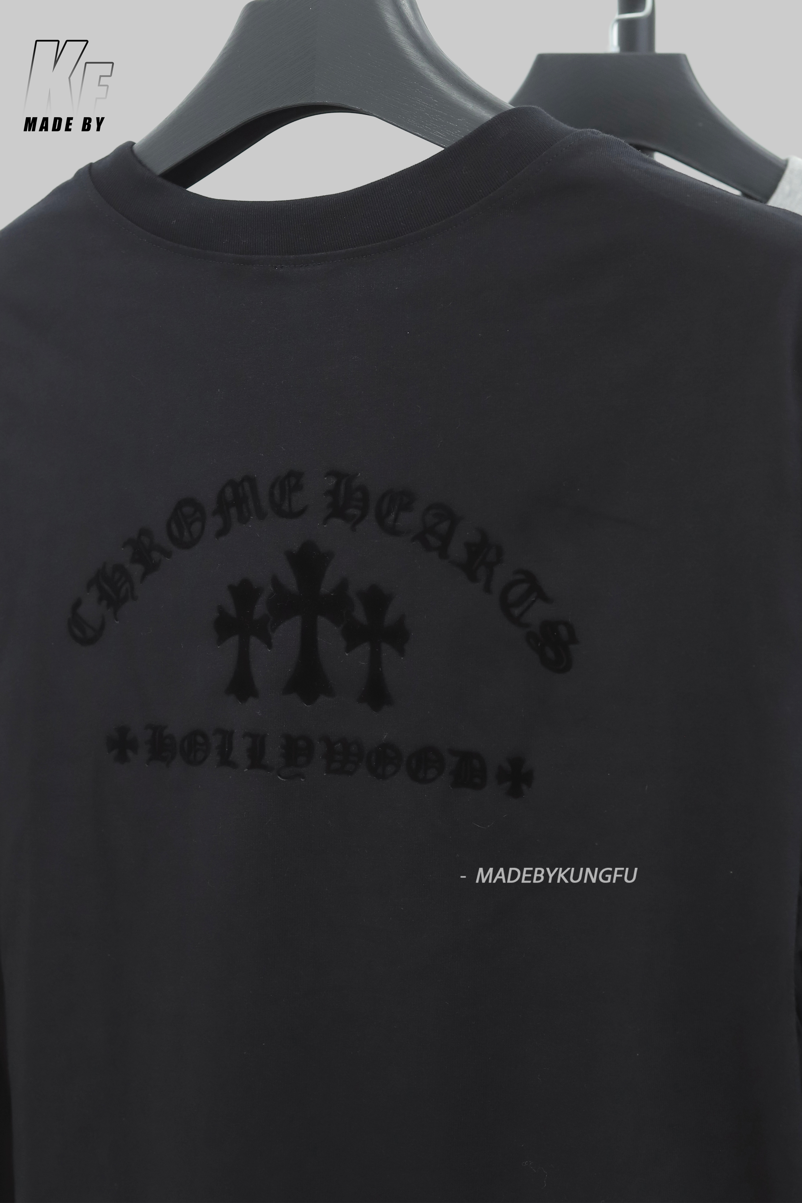 克罗心十字长袖 灰色