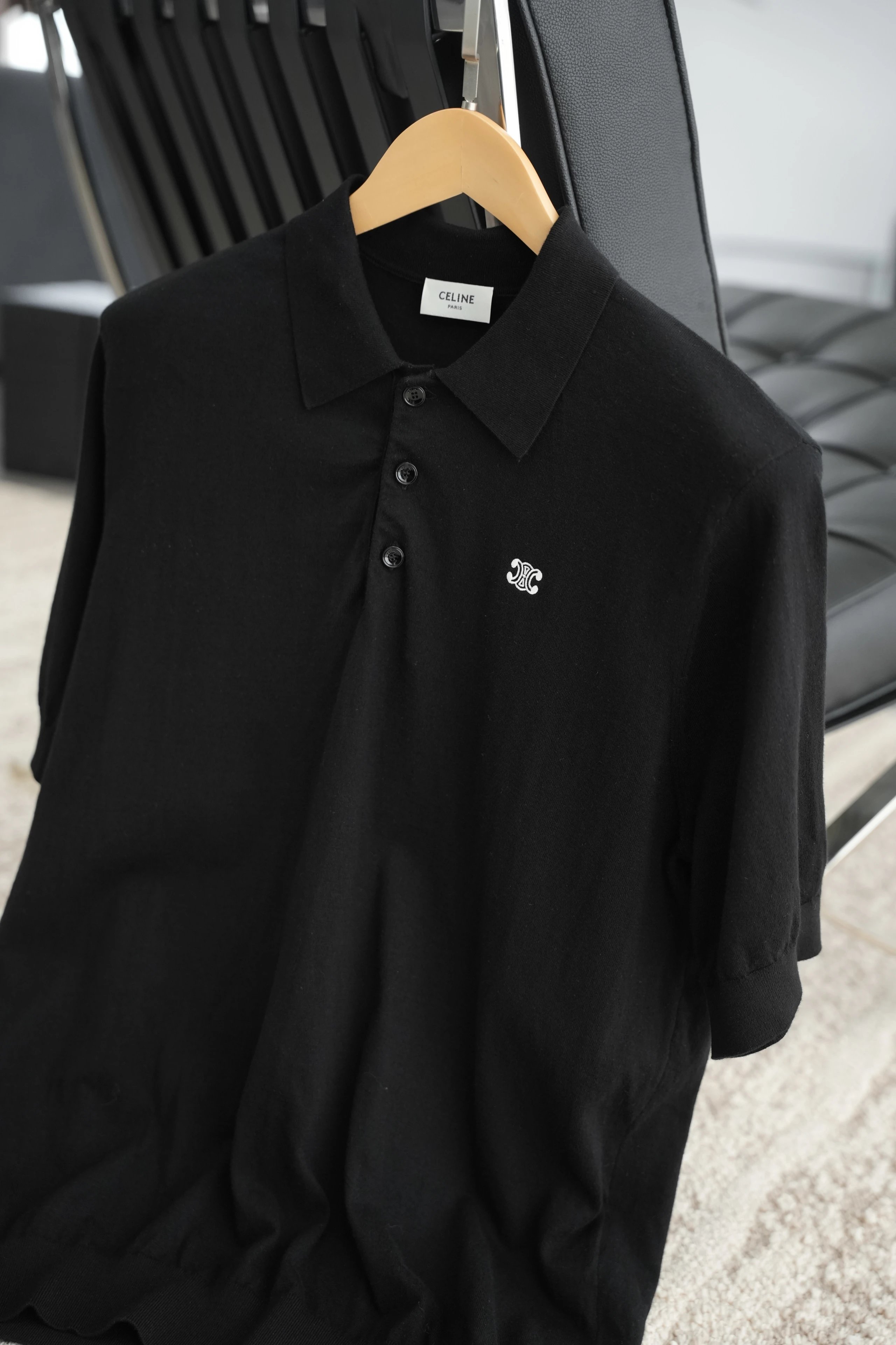 Item ID 8196 CEL1NE Celine -SS25-“60 Three-ply mercerized cotton ”Logo Embroidered