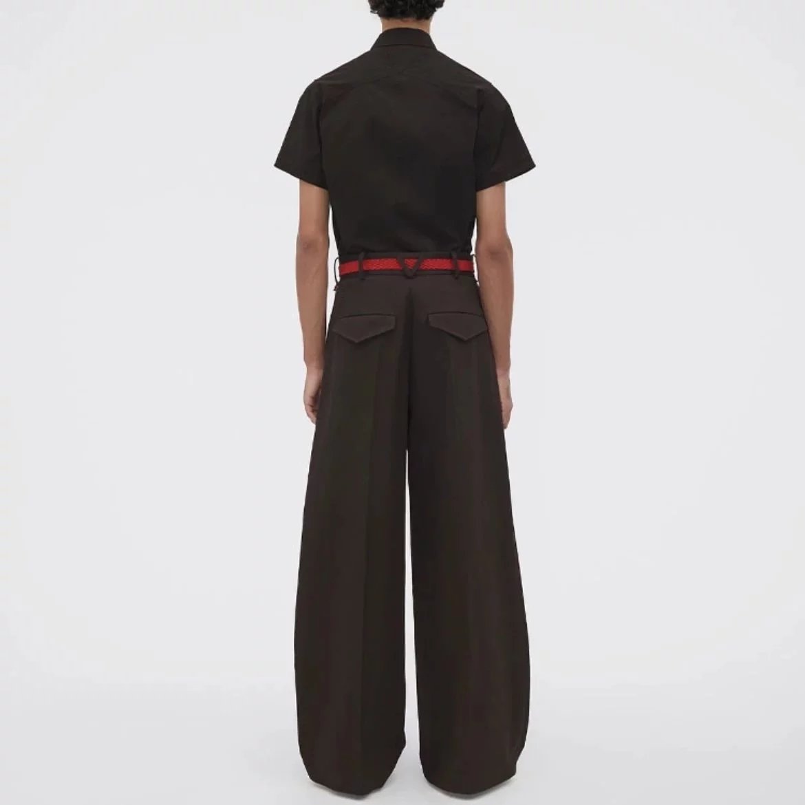 Item ID 8215 Botteg@-Veneta-BV-2022ss- Wool blend - workwear short sleeved shirt -