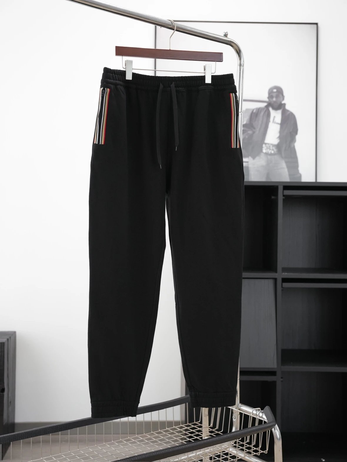 Item ID 8345 BBR-SS24-“ Multi-color dyeing ” Striped drawstring lace-up knitted swe