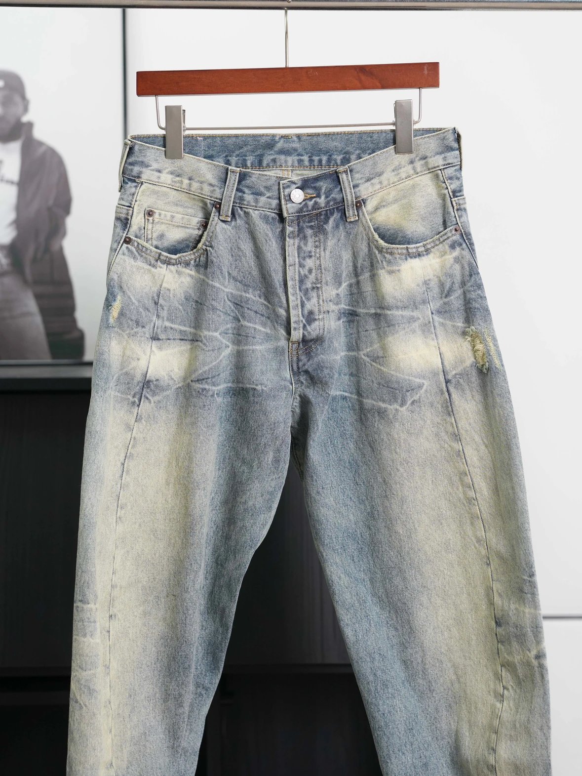Item ID 8337 Acne Studios-FW252006m _Heavy duty Washed_ Loose Low Waist Wide Leg Cu