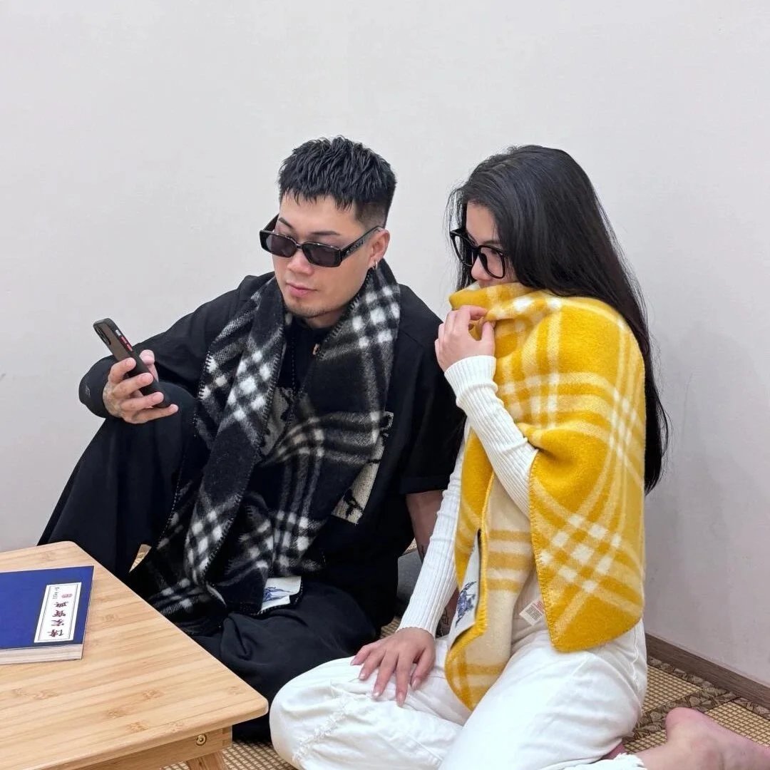 Item ID 8526 Burberr＊-BBR-2024FW New style - twill wool scarf -100% Australian wool