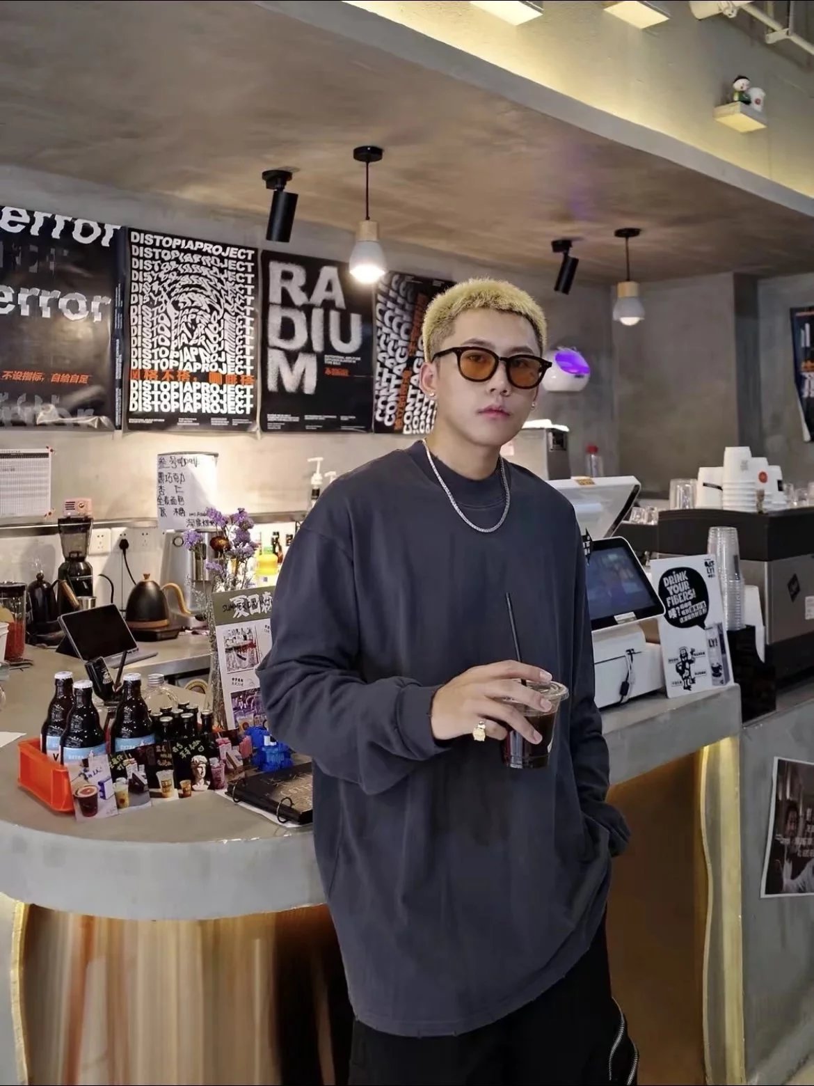 Item ID 8403 After 8 months _- Gentleman Monster Lang-01- Classic Sunglasses - Yell