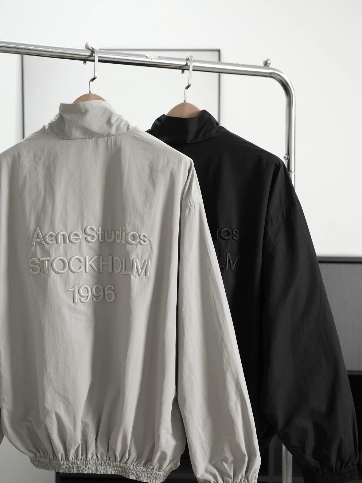 Item ID 8007 Acne Studios-SS25-1996 series back logo casual jacket _3D embroidery_