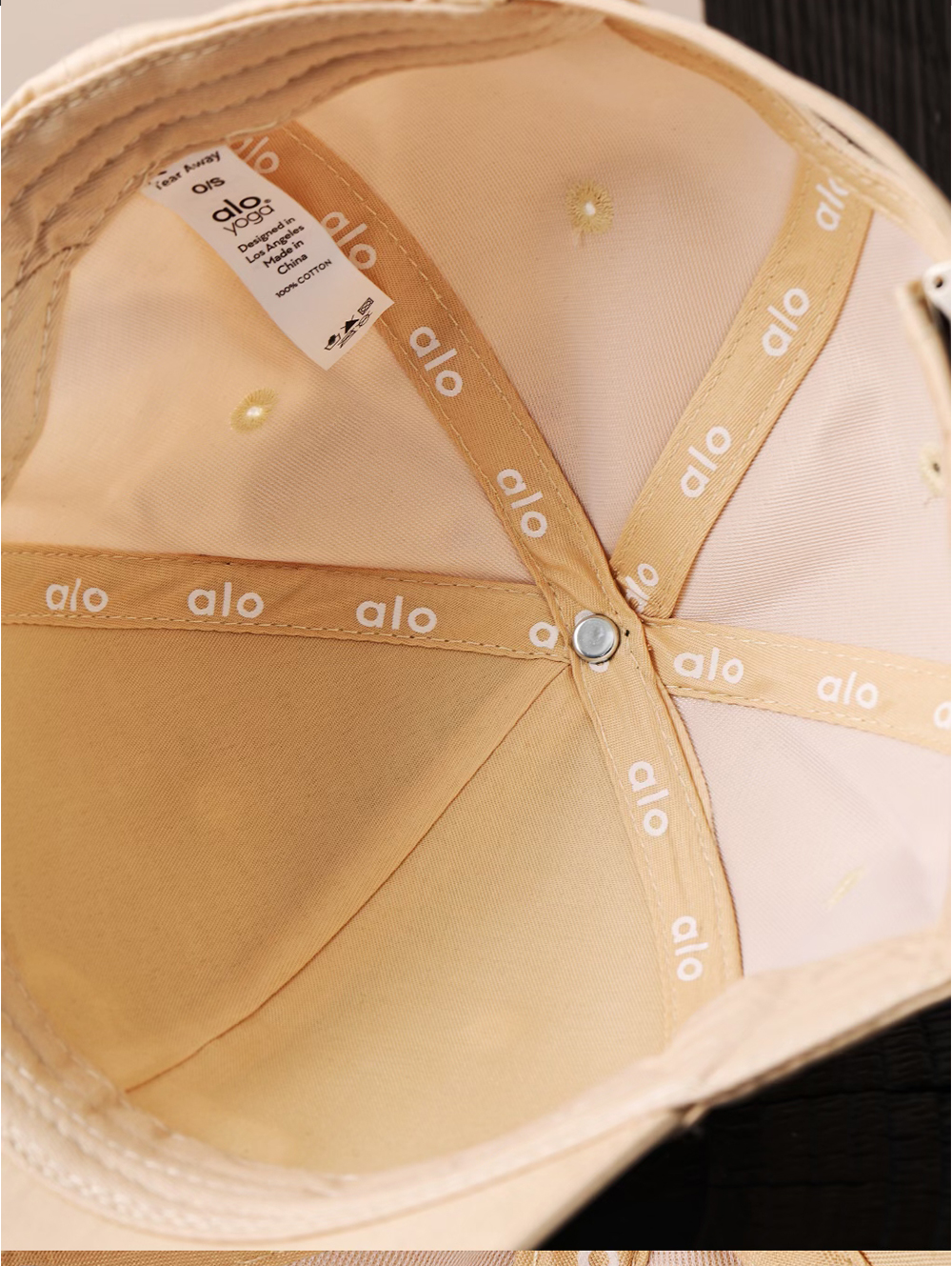 Item ID 8416 Alo-yoga-OFF-DUTY-CAP- cotton peaked cap - Commuting curved brim peake