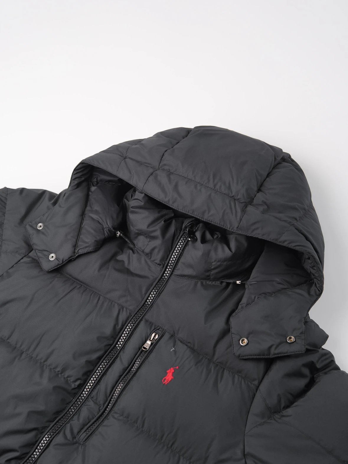 Item ID 8133 raff FW24 solid color down jacket “80 white duck down ” Zipper hooded