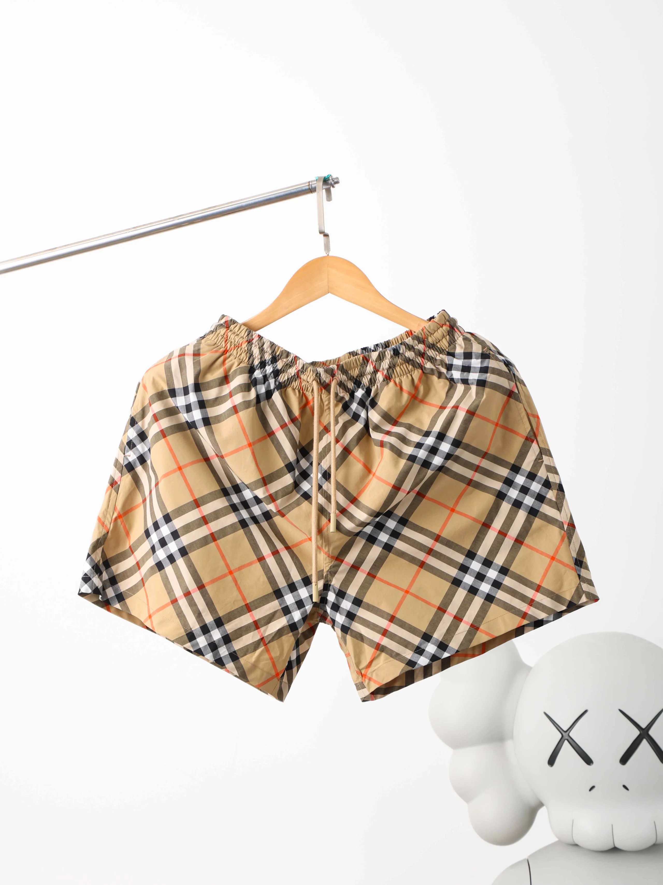 Item ID 8230 BBR Burberry - classic plaid shorts -“ Correct nylon fabric ”- Plaid a