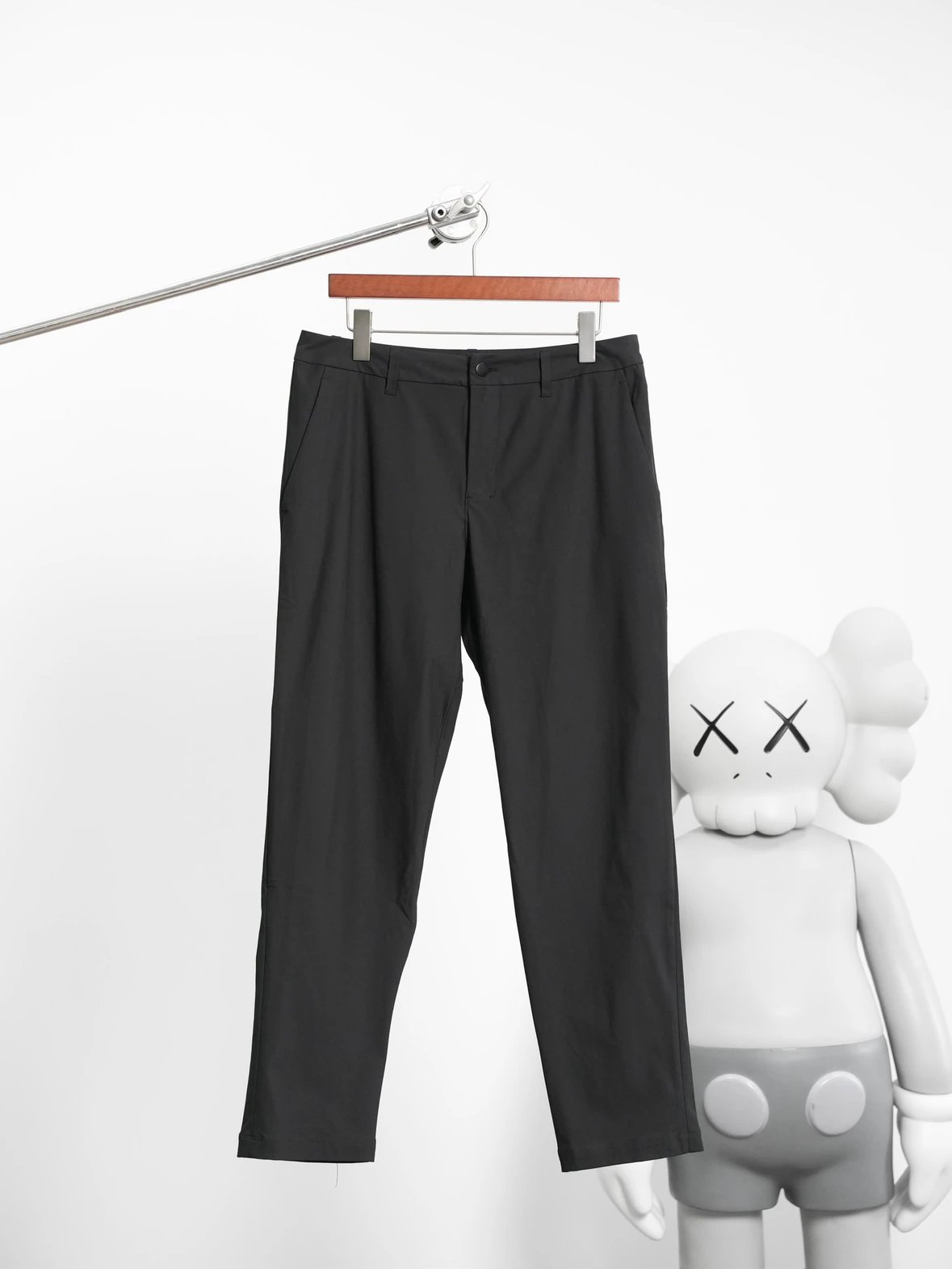 Item ID 8352 Lulu ABC Series solid color trousers - elastic waist casual pants - bl
