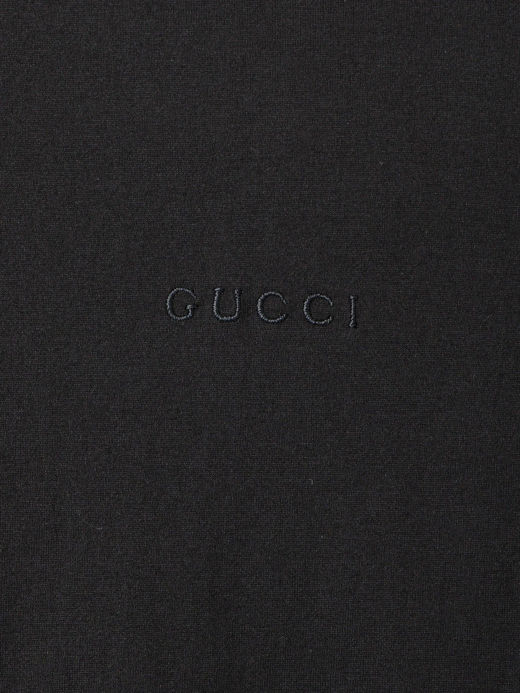 Item ID 8315 Gucc1-GC-2025s Red Label Series - Basic Letter Embroidered Short Sleev