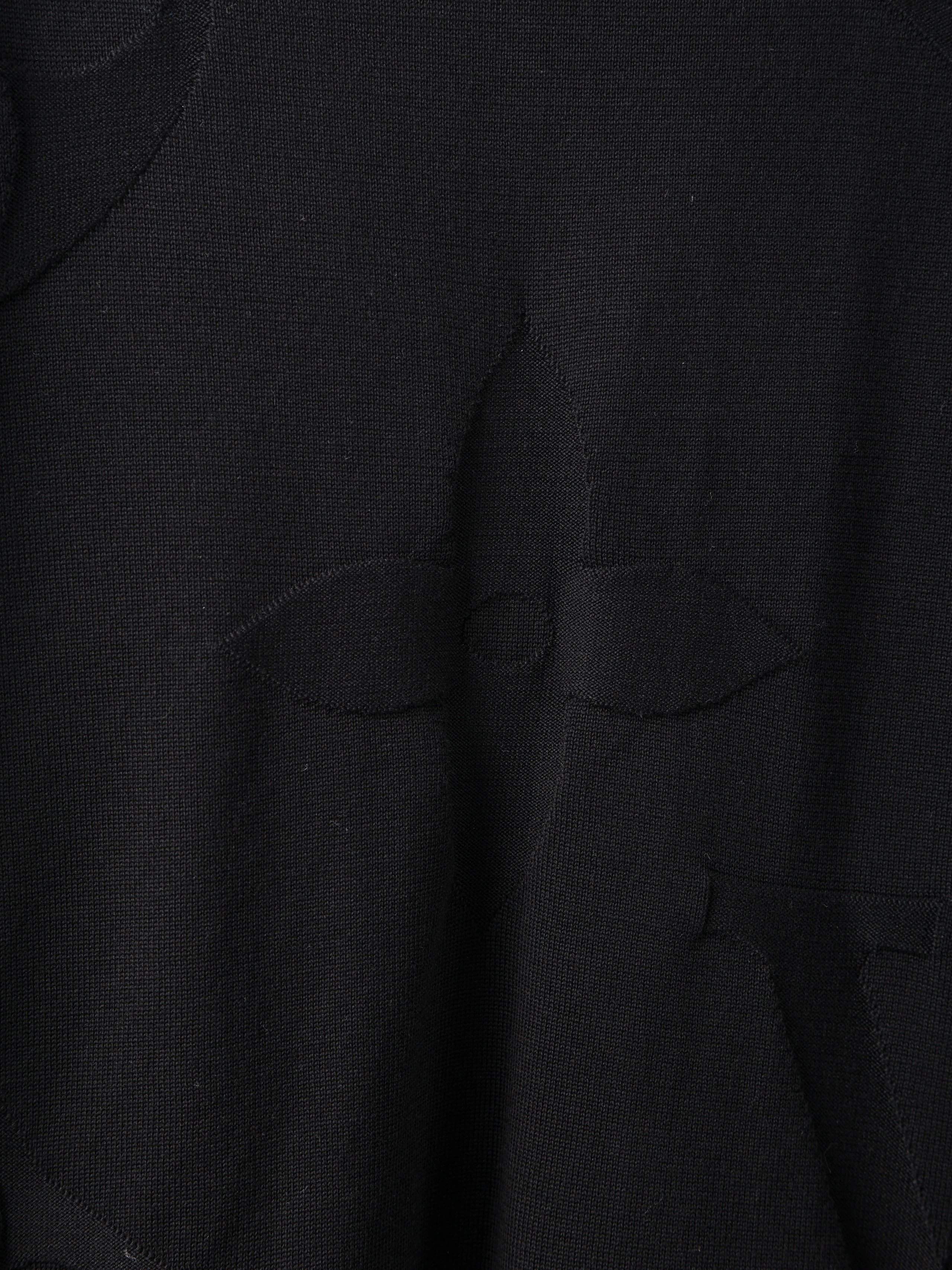 Item ID 8271 Advanced customization -2024ss- Large relief presbyopic knitted short