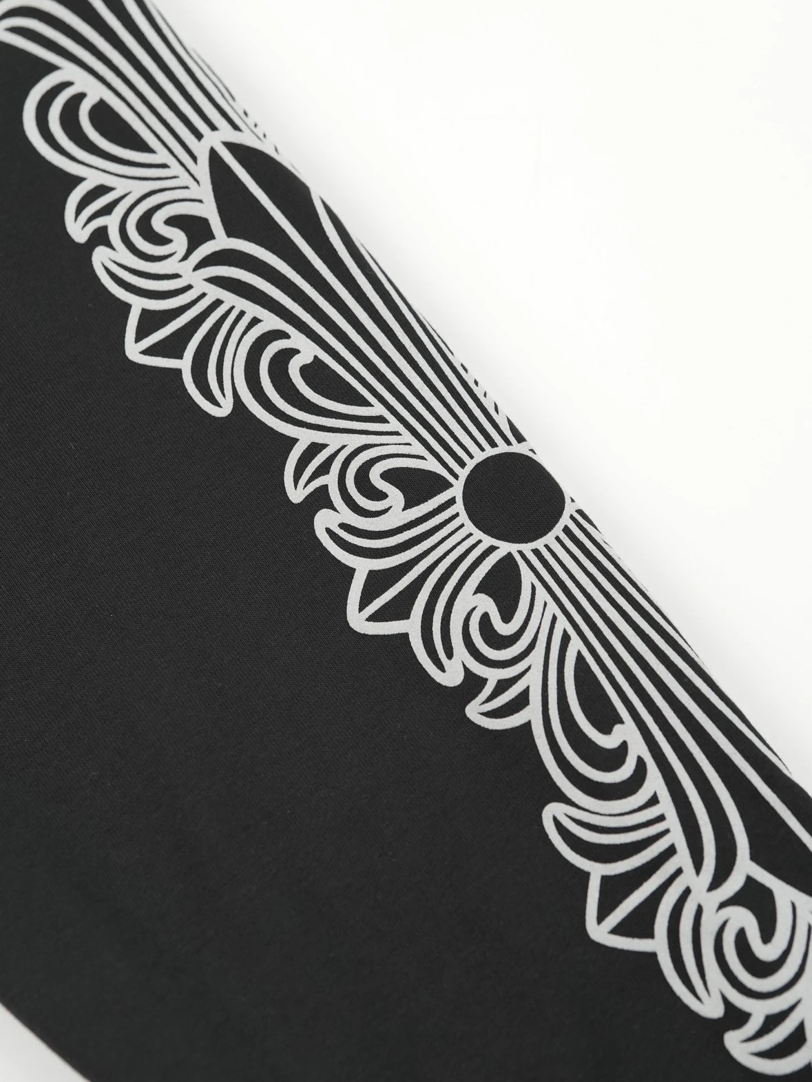 Item ID 8025 CH Horseshoe Printed Cotton Double Layer Fabric - _Waffle Inner_ _Silv