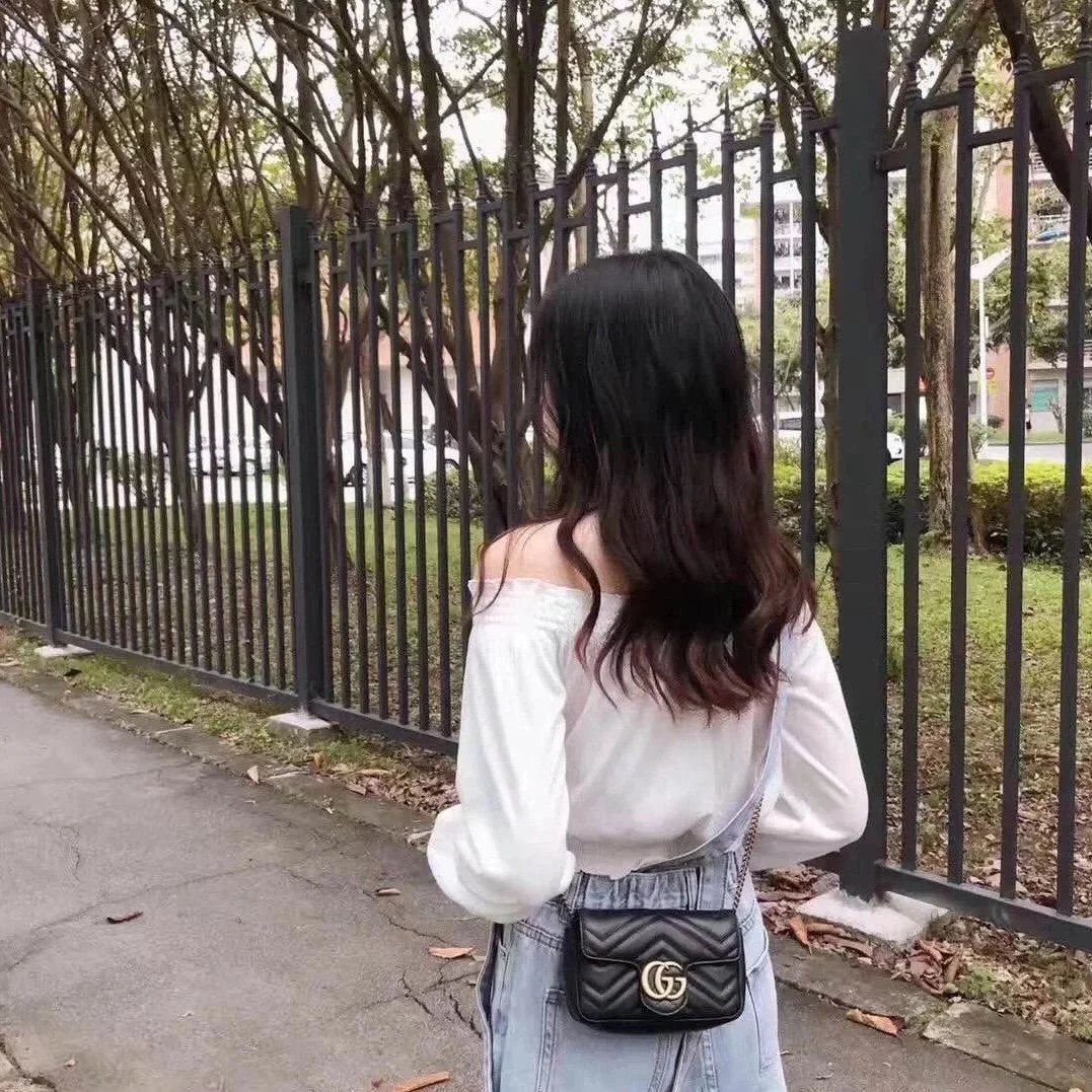 Item ID 8479 GUC- Hot stamping pair Glogo- classic retro mini shoulder bag crossbod