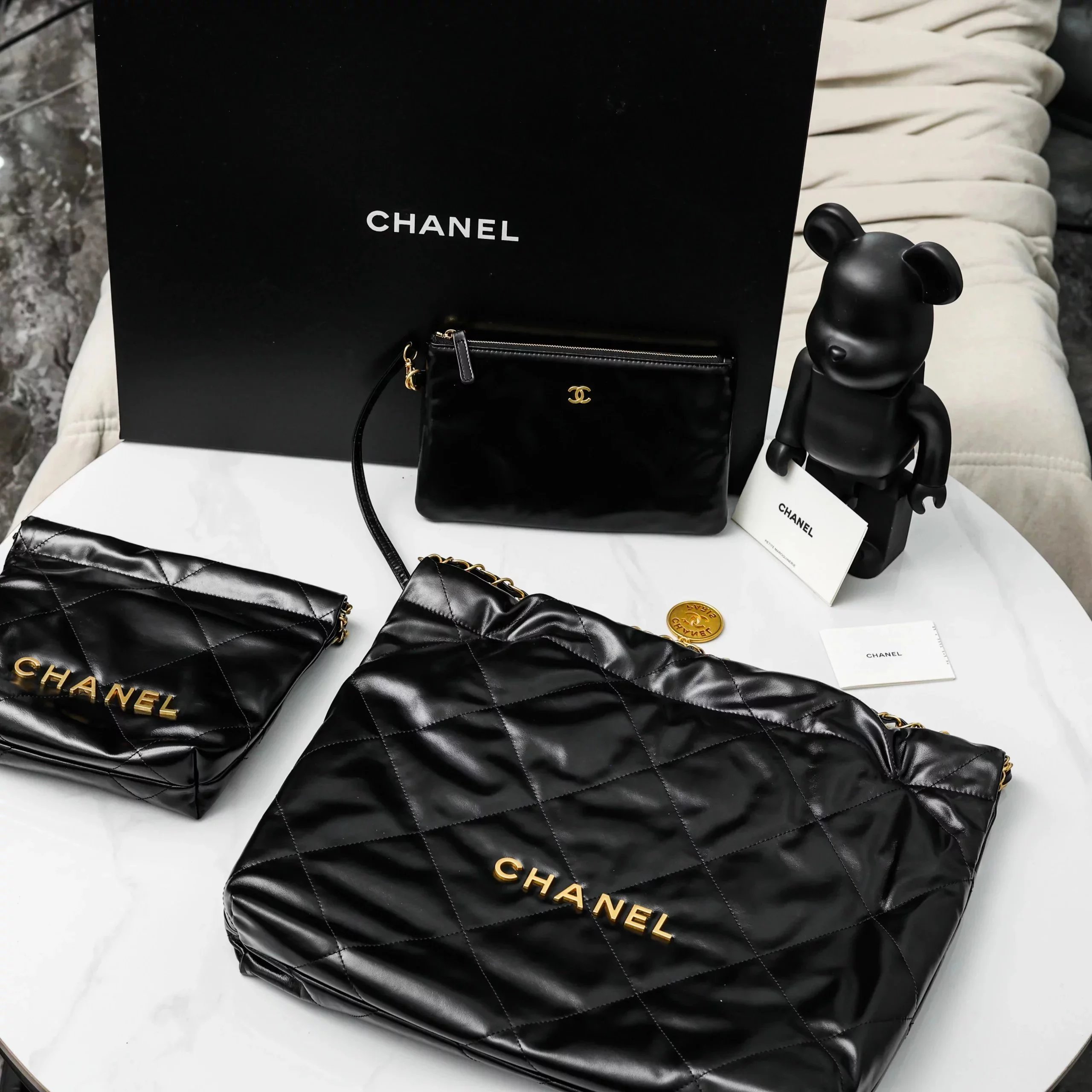 Item ID 8496 luxury garbage bag -CHANE1- Medieval luxury goods - Chanel -Vintage- s