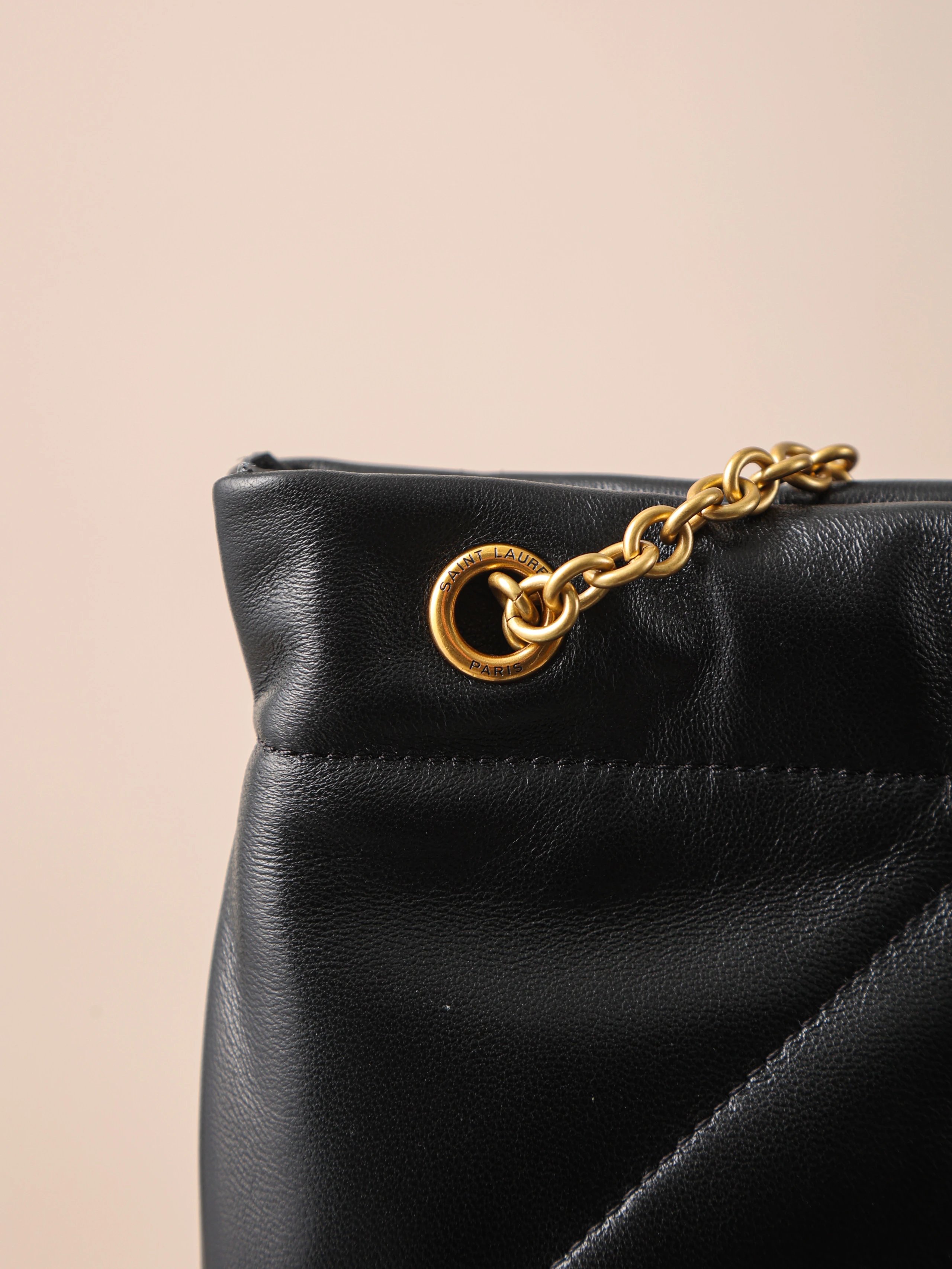 Item ID 8511 Tevs-Saint-Laurent-YSL-Jamie-4_3- lambskin tote bag - Large garbage ba