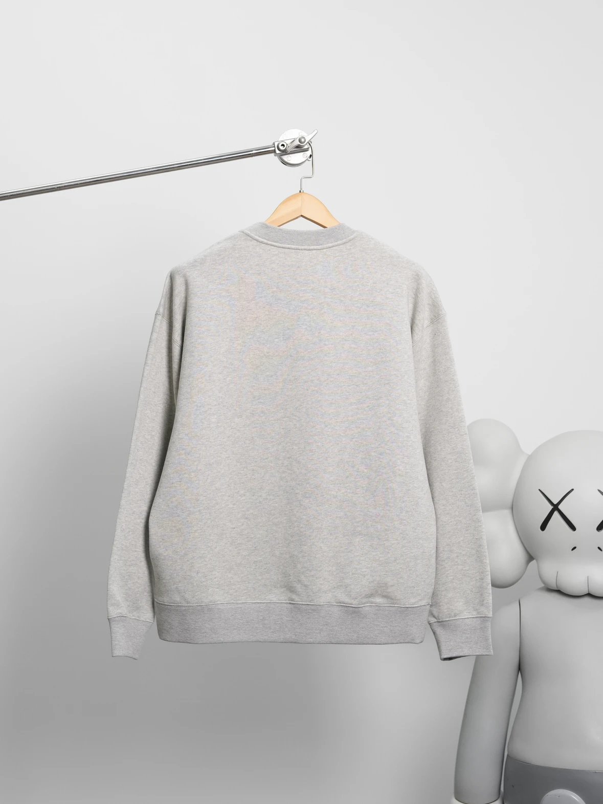 Item ID 8081 JILSANDER-logo printed sweatshirt - Ribbed crew neck loose long sleeve