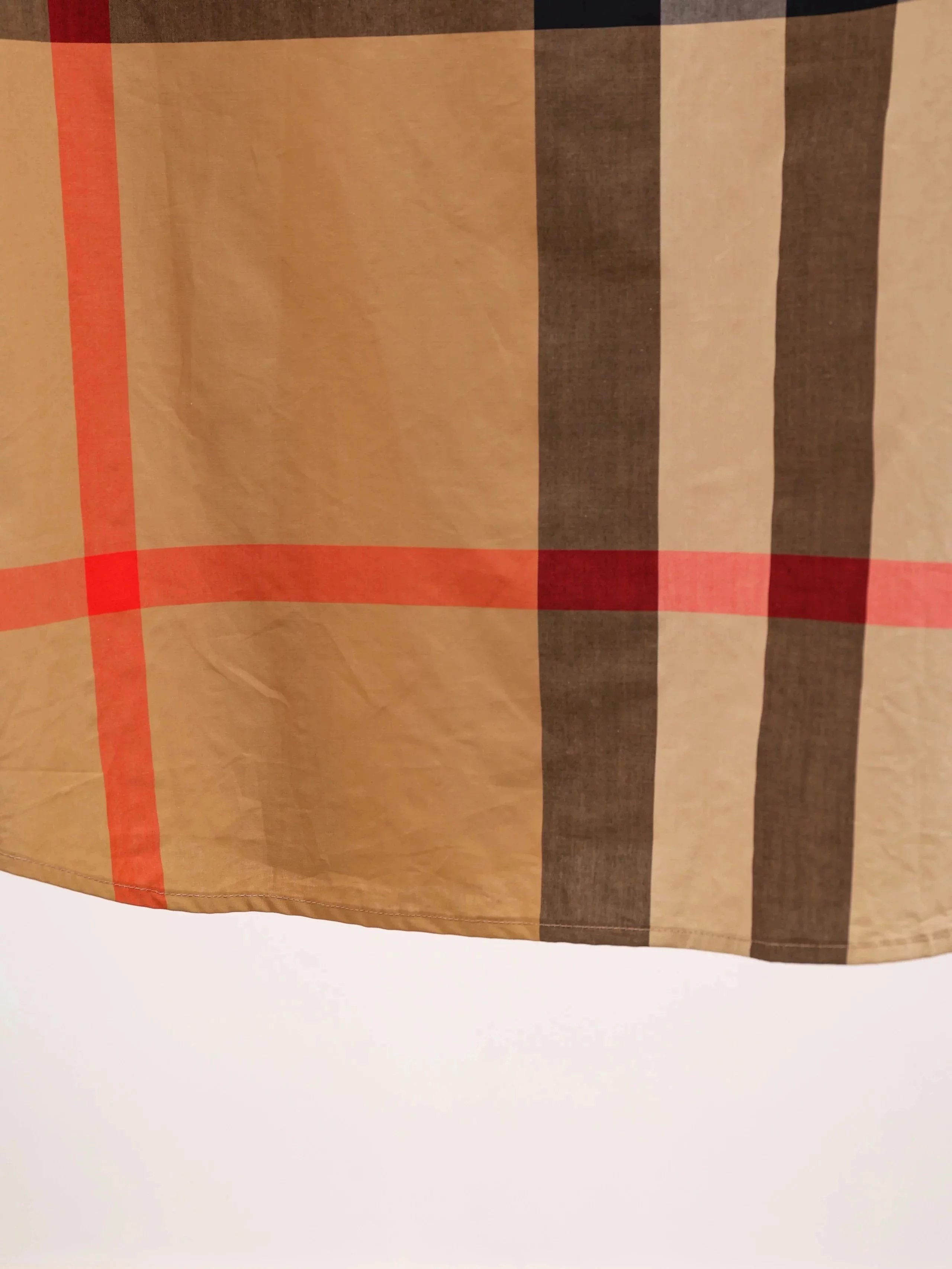 Item ID 8218 BURBERRY- Burberry -23ss- new shirt - large plaid shirt -Vintage long