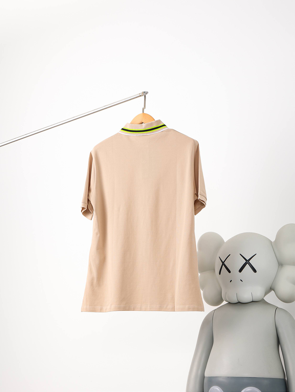 Item ID 8313 GUCC1-GC-2024Ss-Basic striped collar polo shirt - High setting bead co