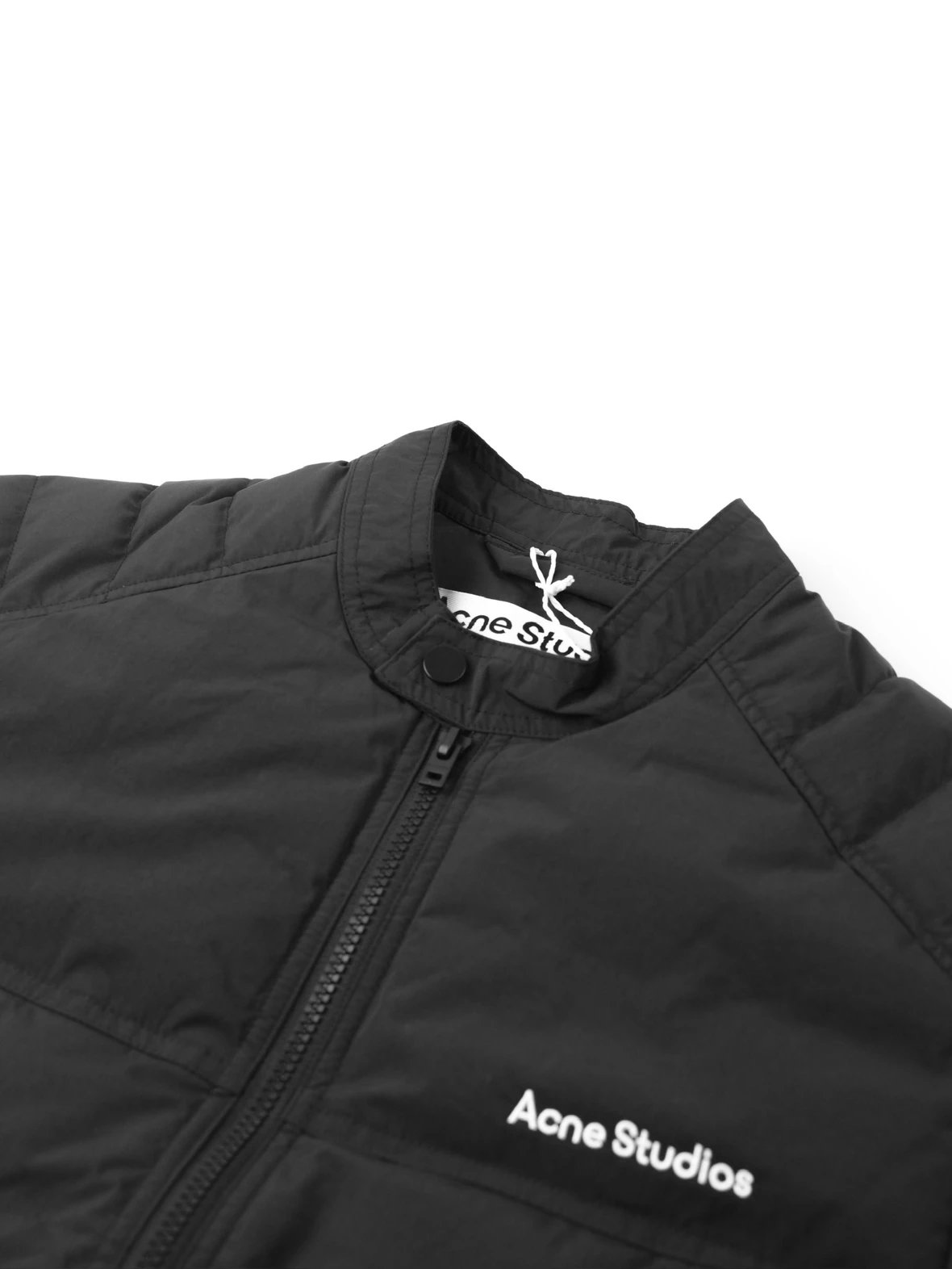 Item ID 8098 Acne SS25 Logo _National Standard 90 White Duck Down_ Solid Color Zipp