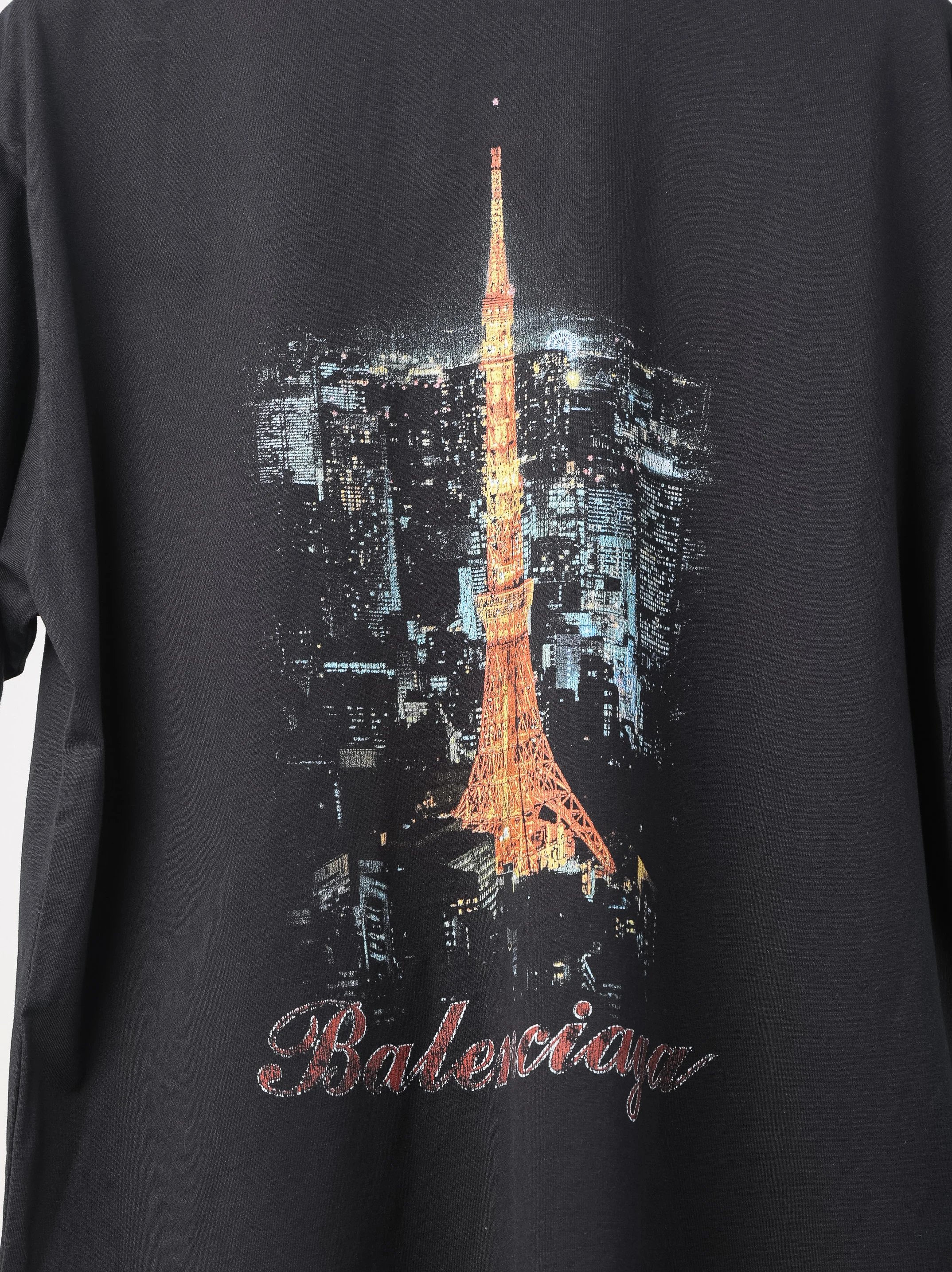 Item ID 8280 Balenc1aga- Paris -2024ss- Tokyo Ginza only - Tower print short sleeve