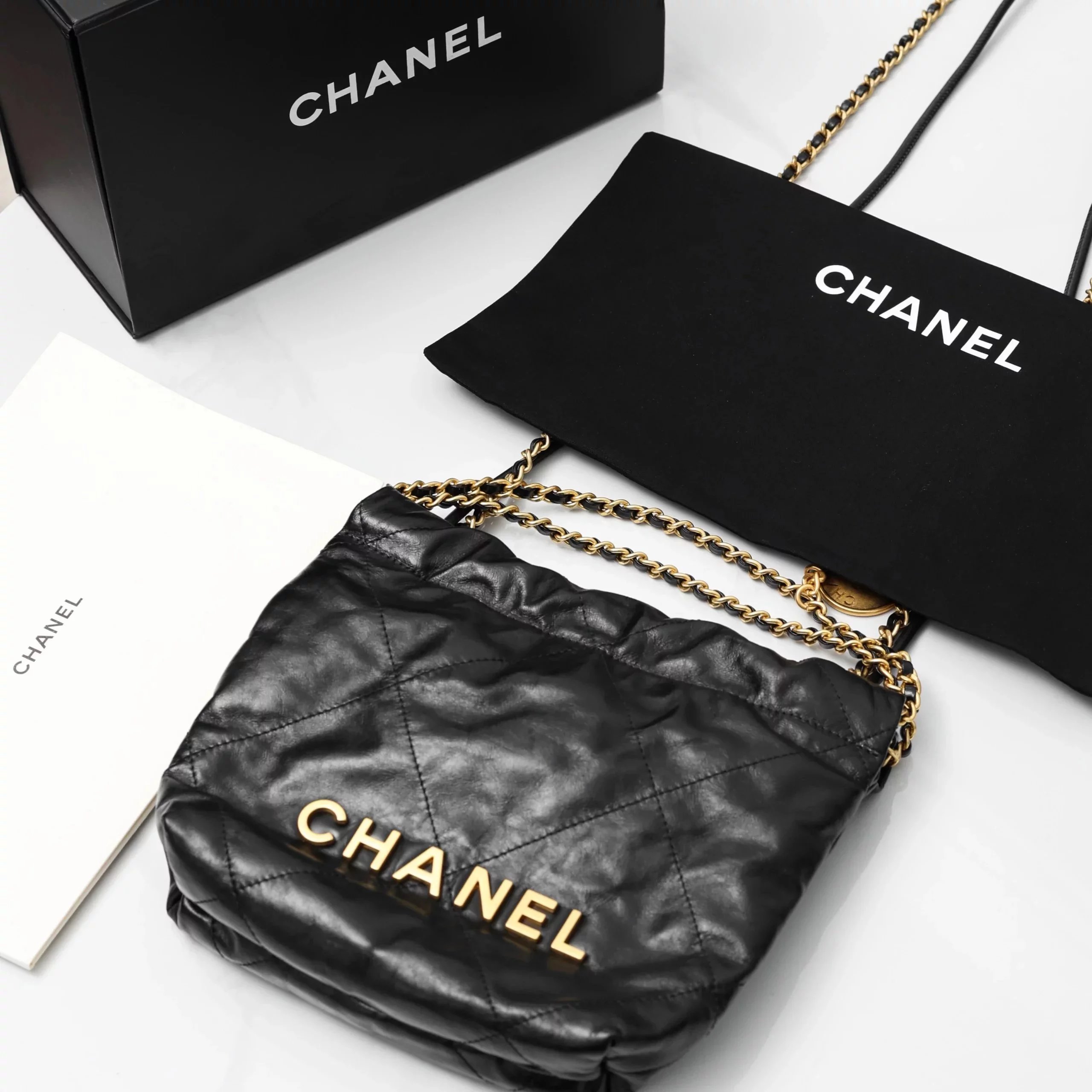 Item ID 8496 luxury garbage bag -CHANE1- Medieval luxury goods - Chanel -Vintage- s
