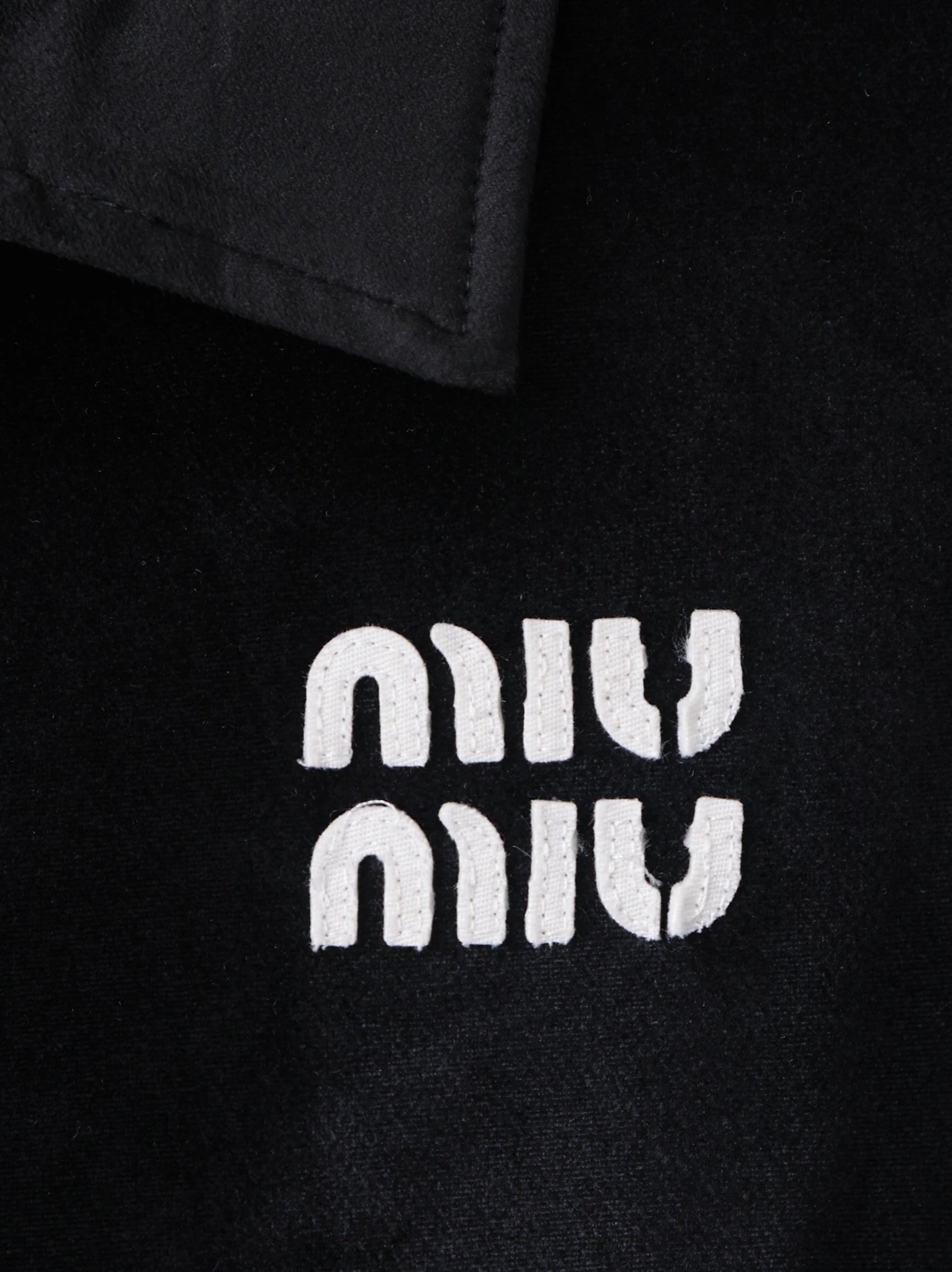 Item ID 8040 M1uMiu Miu-2024SS - High fashion show style - Velvet suede patchwork j