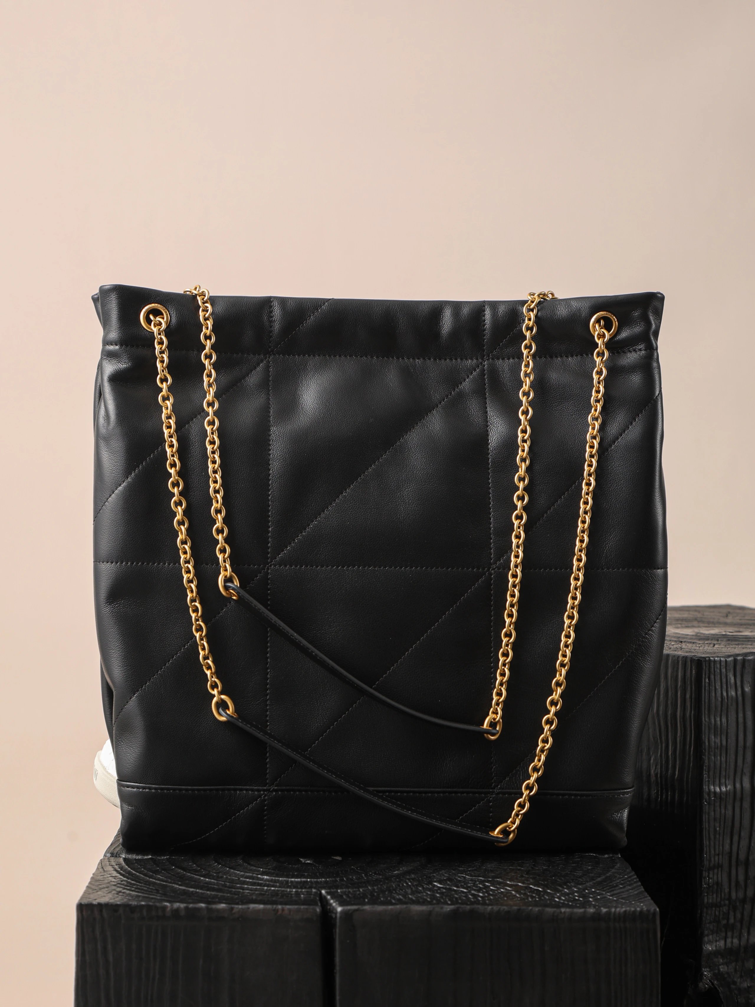 Item ID 8511 Tevs-Saint-Laurent-YSL-Jamie-4_3- lambskin tote bag - Large garbage ba
