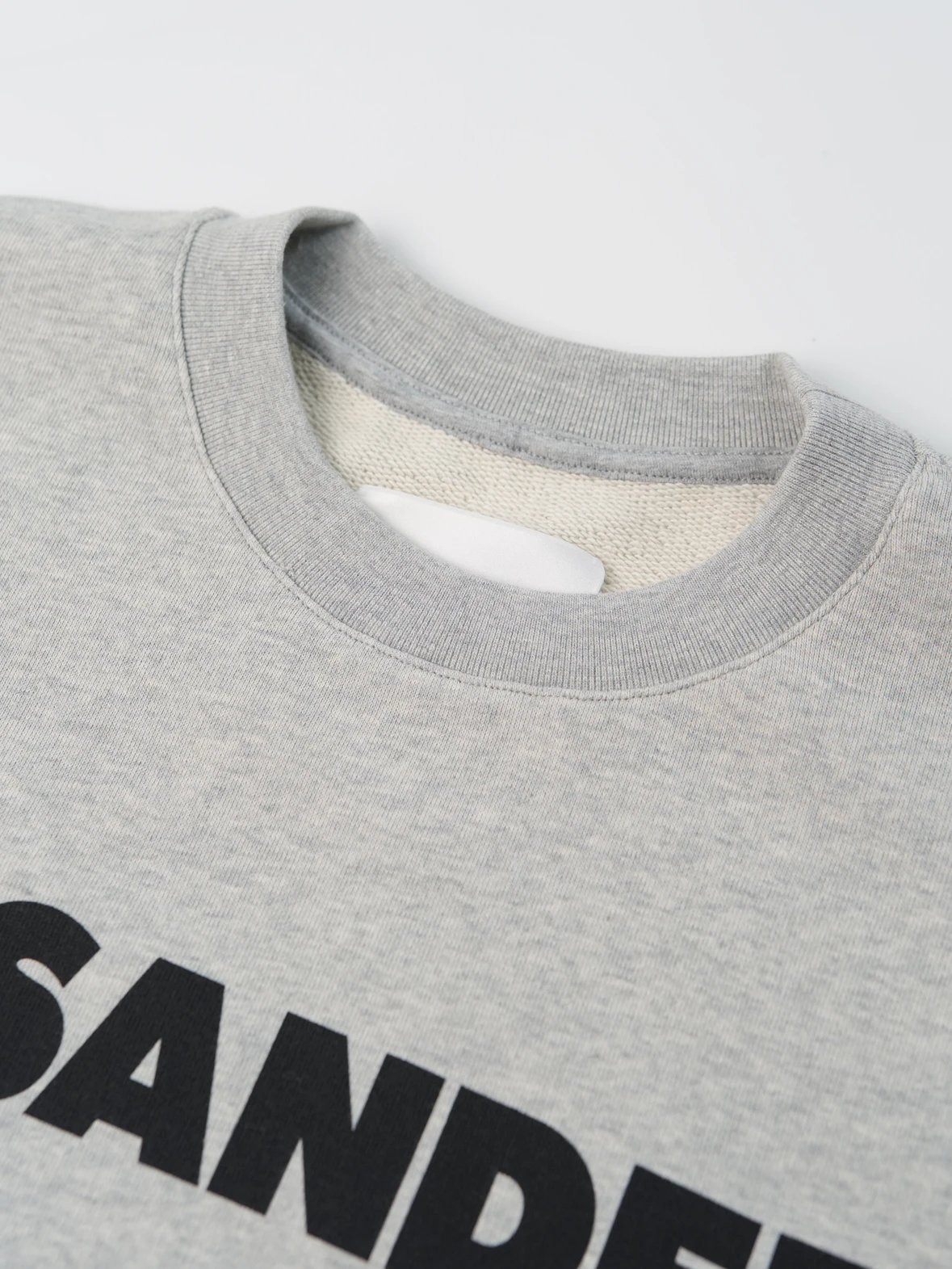 Item ID 8081 JILSANDER-logo printed sweatshirt - Ribbed crew neck loose long sleeve