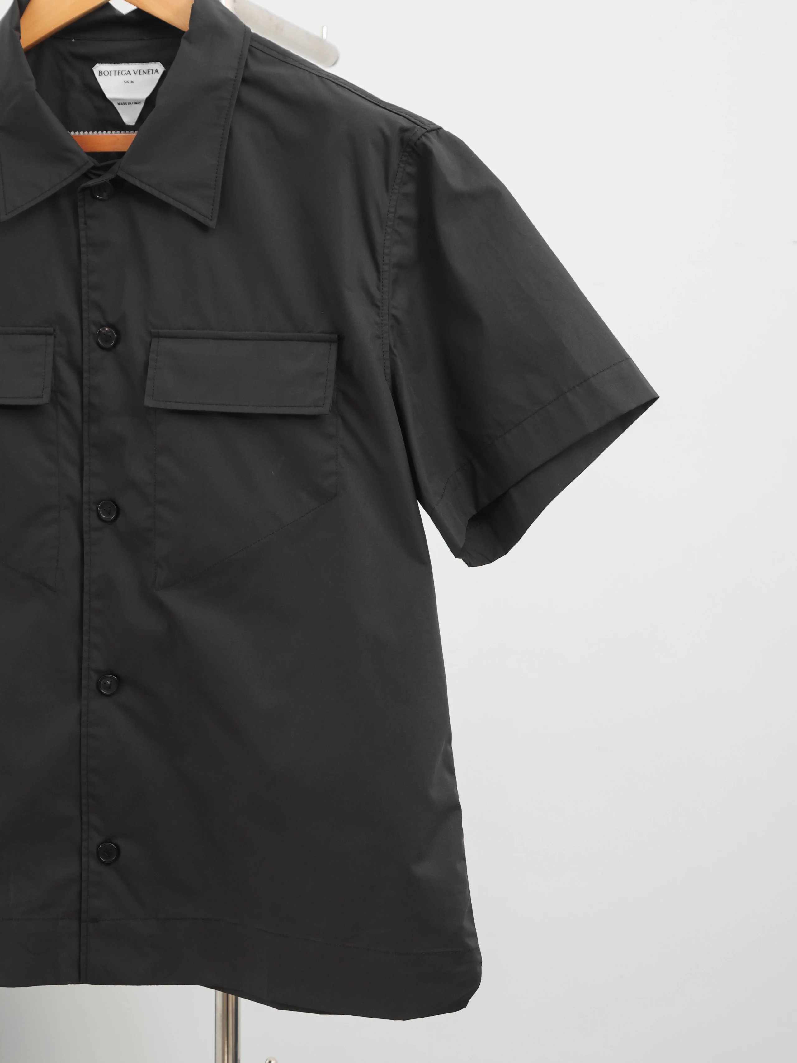 Item ID 8215 Botteg@-Veneta-BV-2022ss- Wool blend - workwear short sleeved shirt -