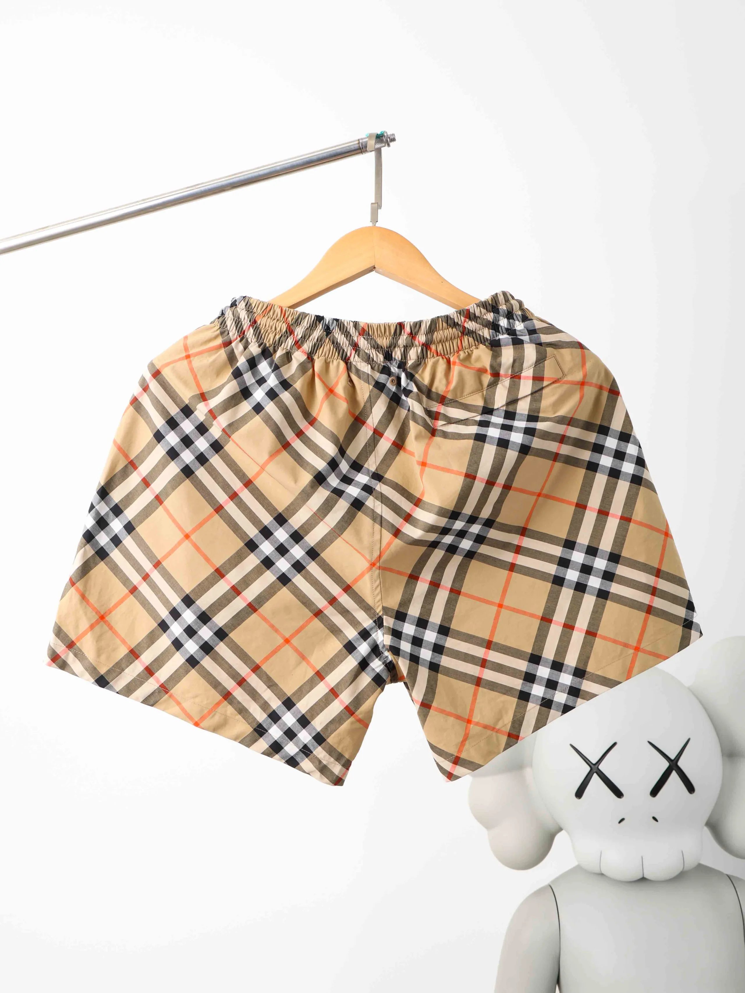 Item ID 8230 BBR Burberry - classic plaid shorts -“ Correct nylon fabric ”- Plaid a