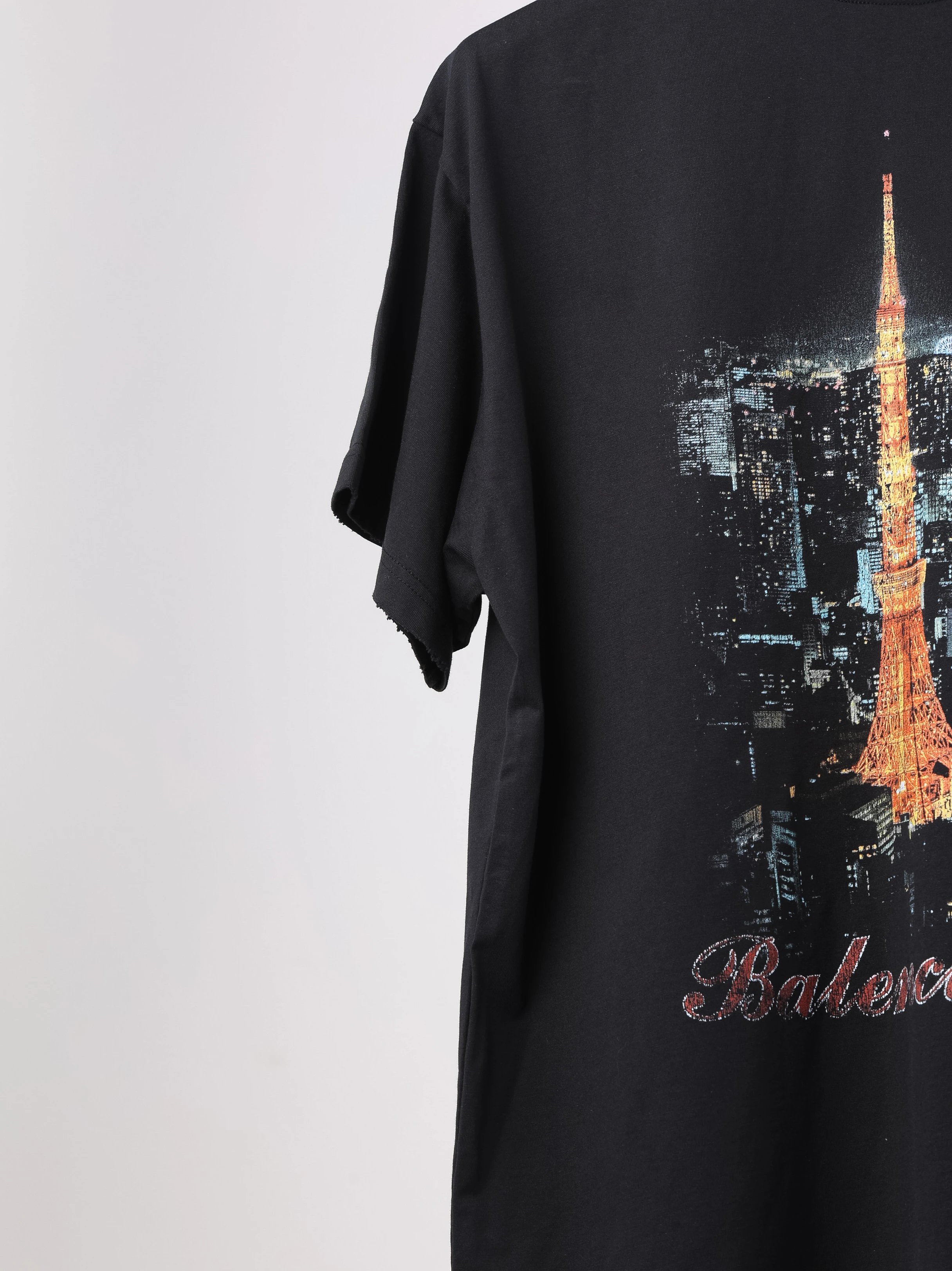 Item ID 8280 Balenc1aga- Paris -2024ss- Tokyo Ginza only - Tower print short sleeve