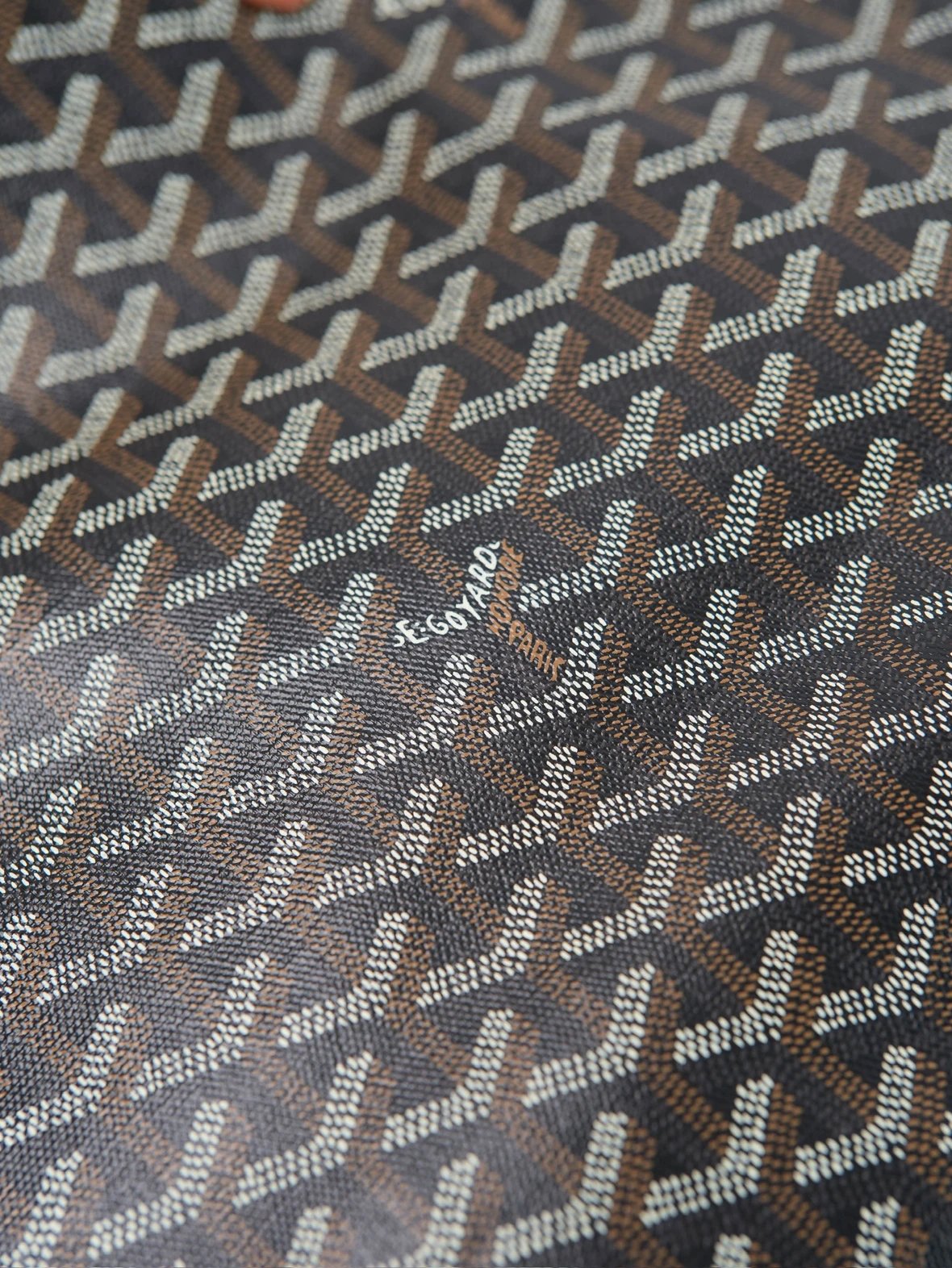 Item ID 8477 GOYARD“ Imported coated canvas ” Presbyopia full of prints - calfskin