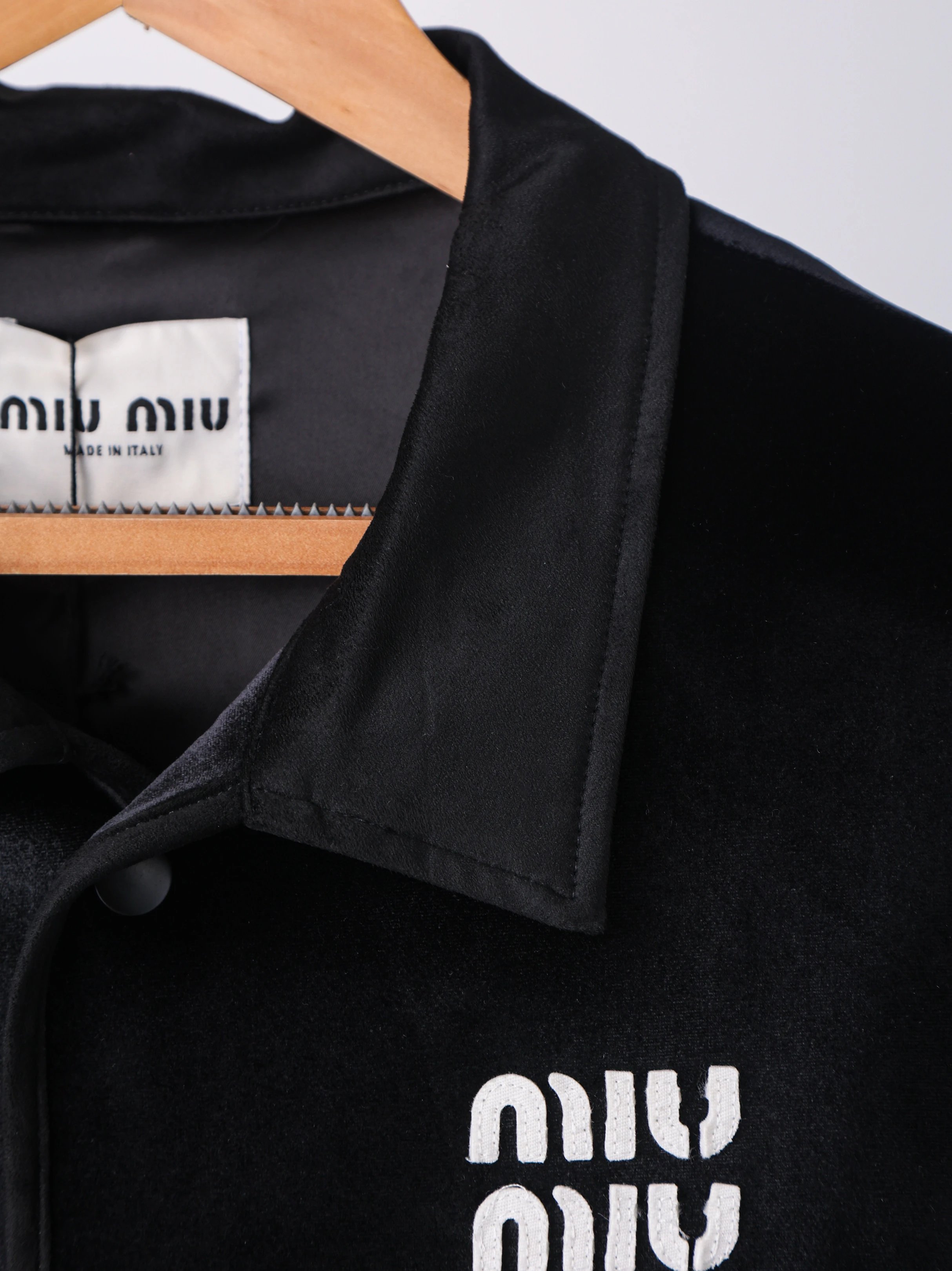 Item ID 8040 M1uMiu Miu-2024SS - High fashion show style - Velvet suede patchwork j