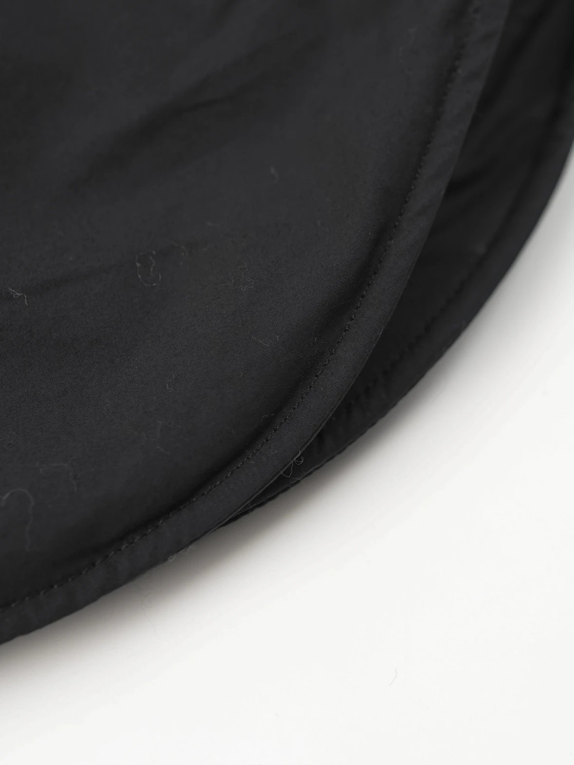 Item ID 8006 Acne Studios FW25 _Sparkling Silk Satin_ Embroidered Logo Collar Loose