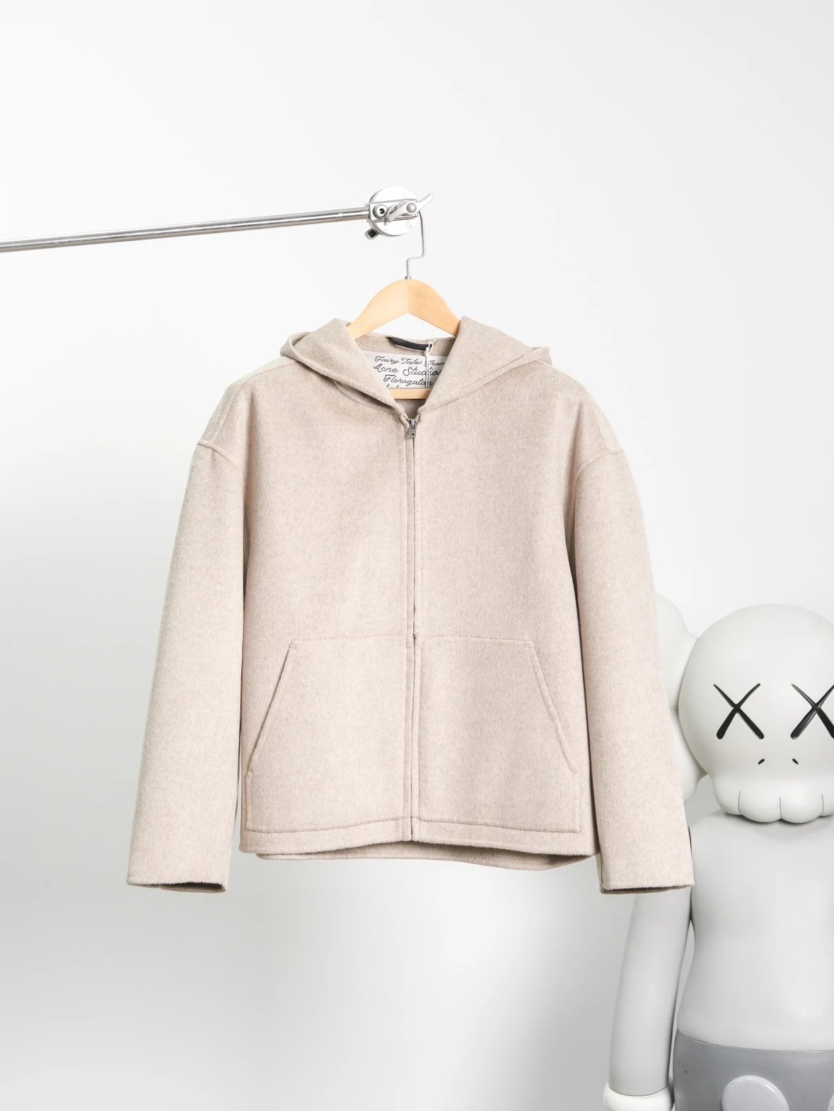 Item ID 8009 Acne-“92_6% wool ➕7_4% Cashmere ”SS25FW25 Solid color loose off should