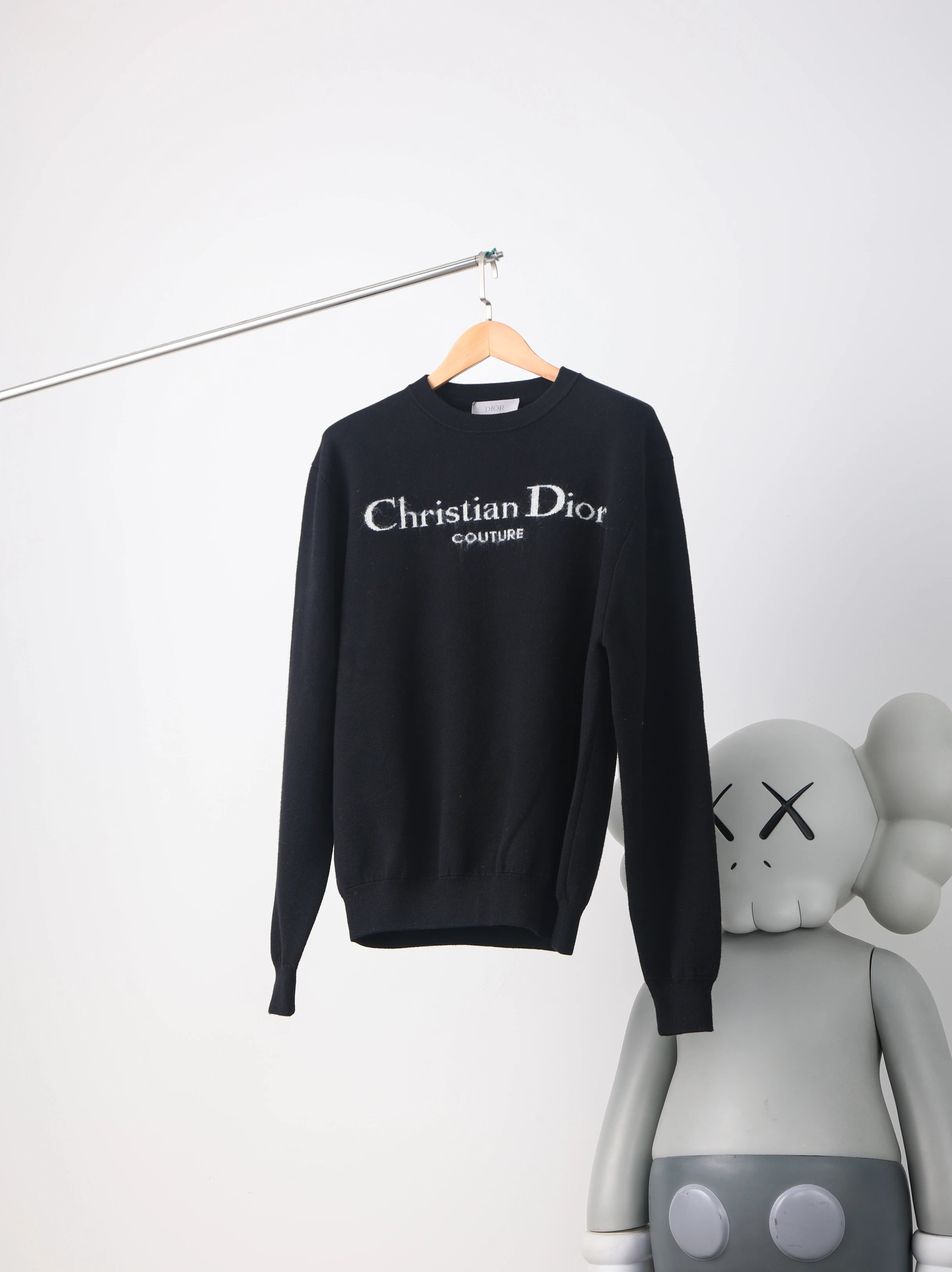 Item ID 8257 D10R-D Home -2024ss- letter logo- mohair knitted sweater - air laminat