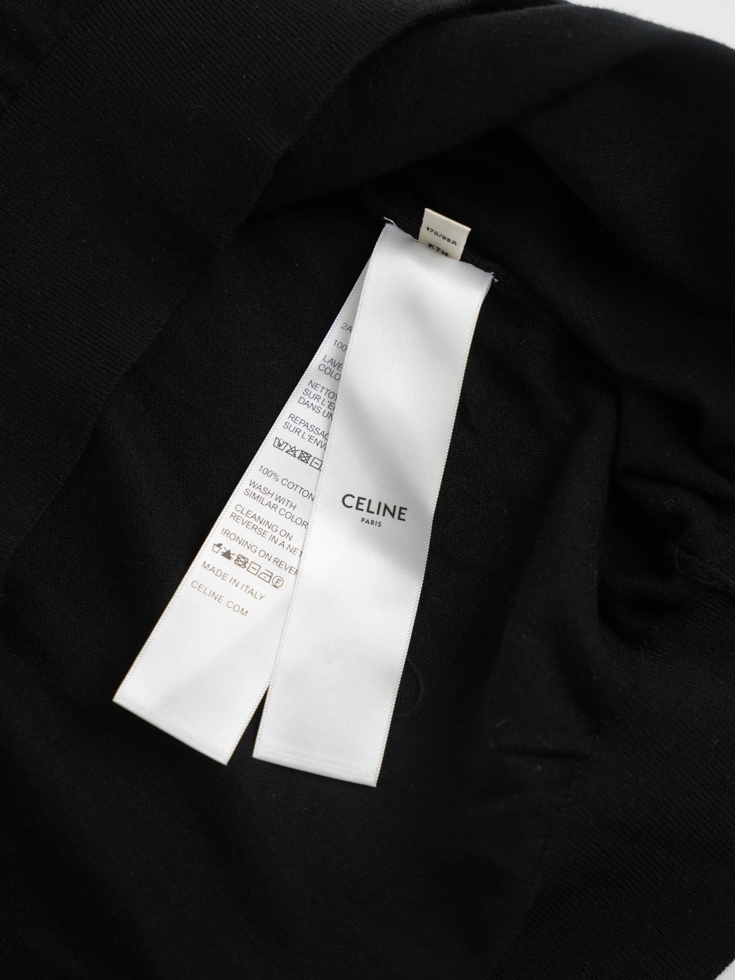 Item ID 8196 CEL1NE Celine -SS25-“60 Three-ply mercerized cotton ”Logo Embroidered