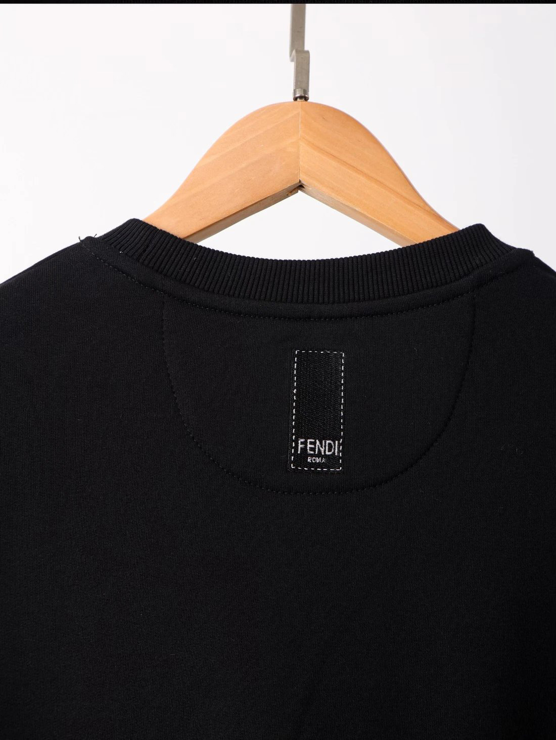 Item ID 8079 Fend1- Fendi -2022ss- Classic crew neck sweatshirt - Fleece design - C