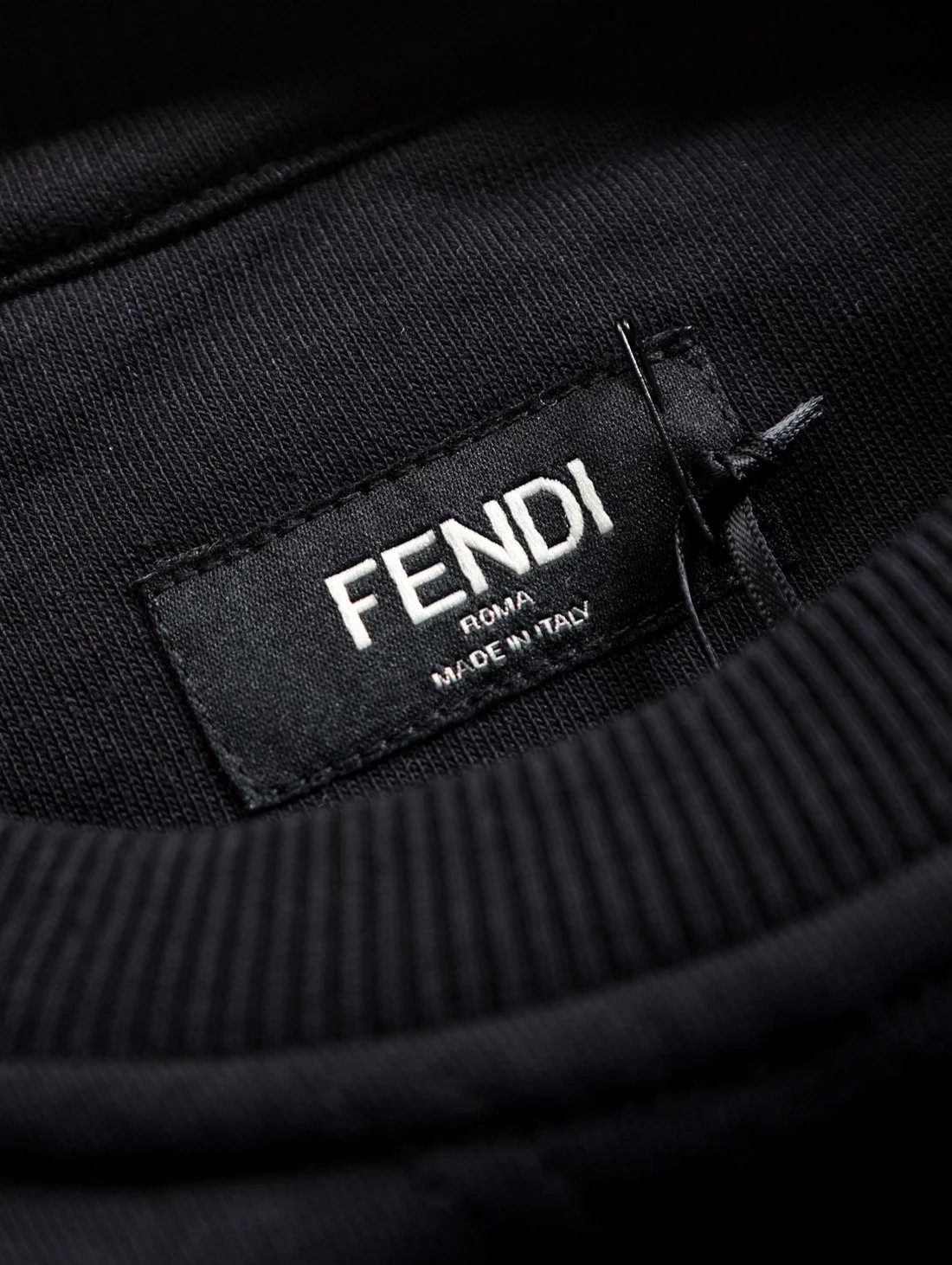 Item ID 8079 Fend1- Fendi -2022ss- Classic crew neck sweatshirt - Fleece design - C