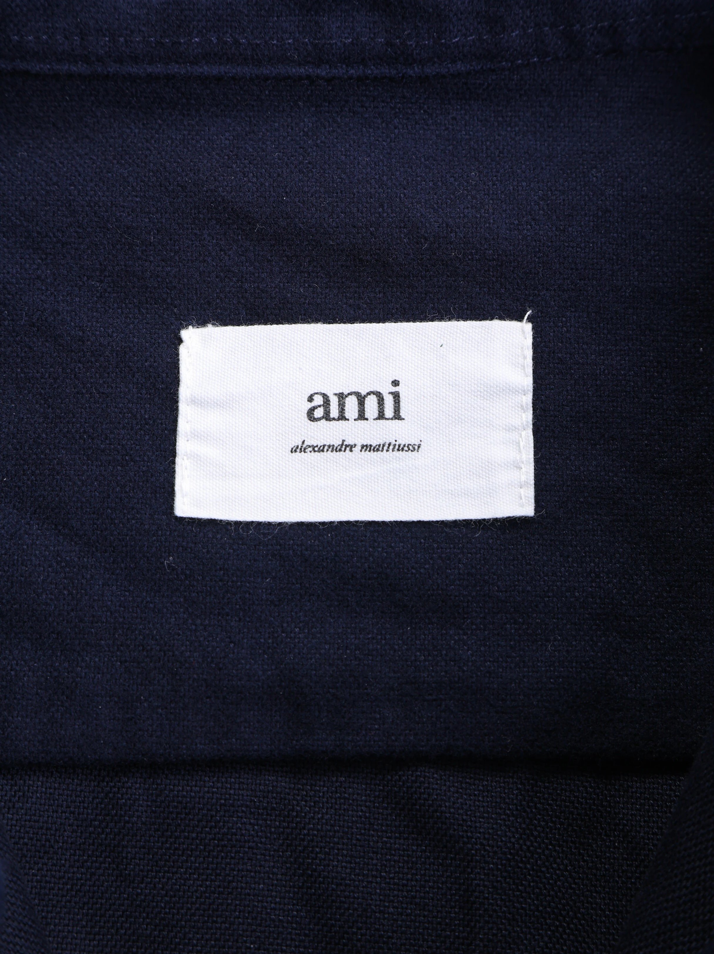 Item ID 8212 AmiParis-2023ss Classic - workwear pocket shirt - heavyweight fabric