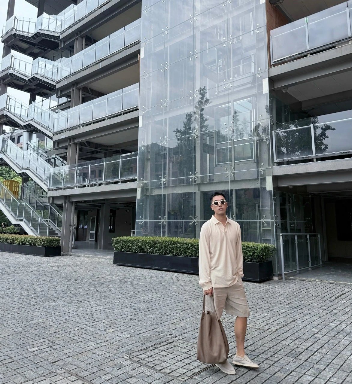 Item ID 8240 LP linen casual shorts -“ Efficient heat dissipation ”14 Worsted linen