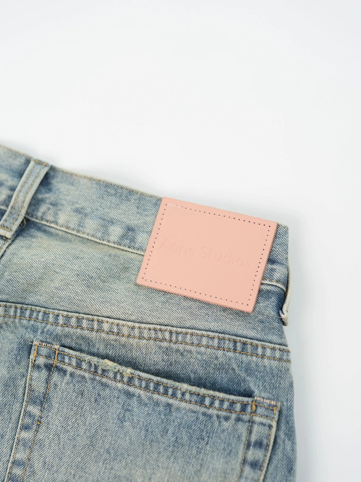 Item ID 8337 Acne Studios-FW252006m _Heavy duty Washed_ Loose Low Waist Wide Leg Cu