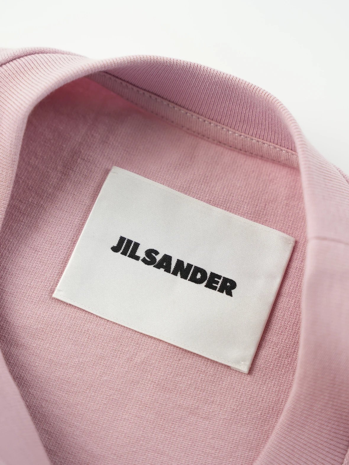 Item ID 8316 JIL - _Fixed dye fabric_ pink printed short sleeved logo letter printe