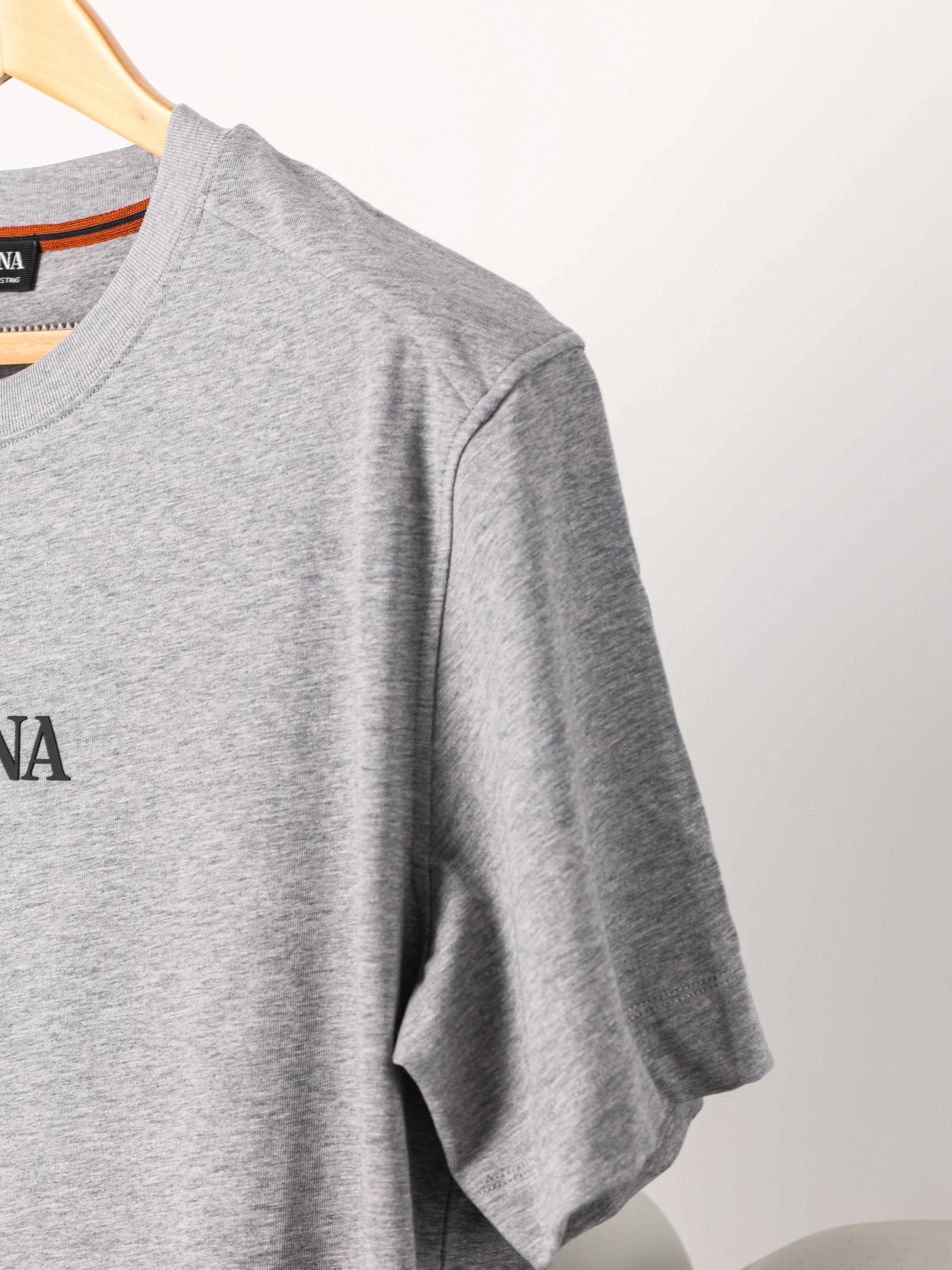 Item ID 8333 Zegna- Zegna -2024FW- Chest letter flocking heat transfer short sleeve